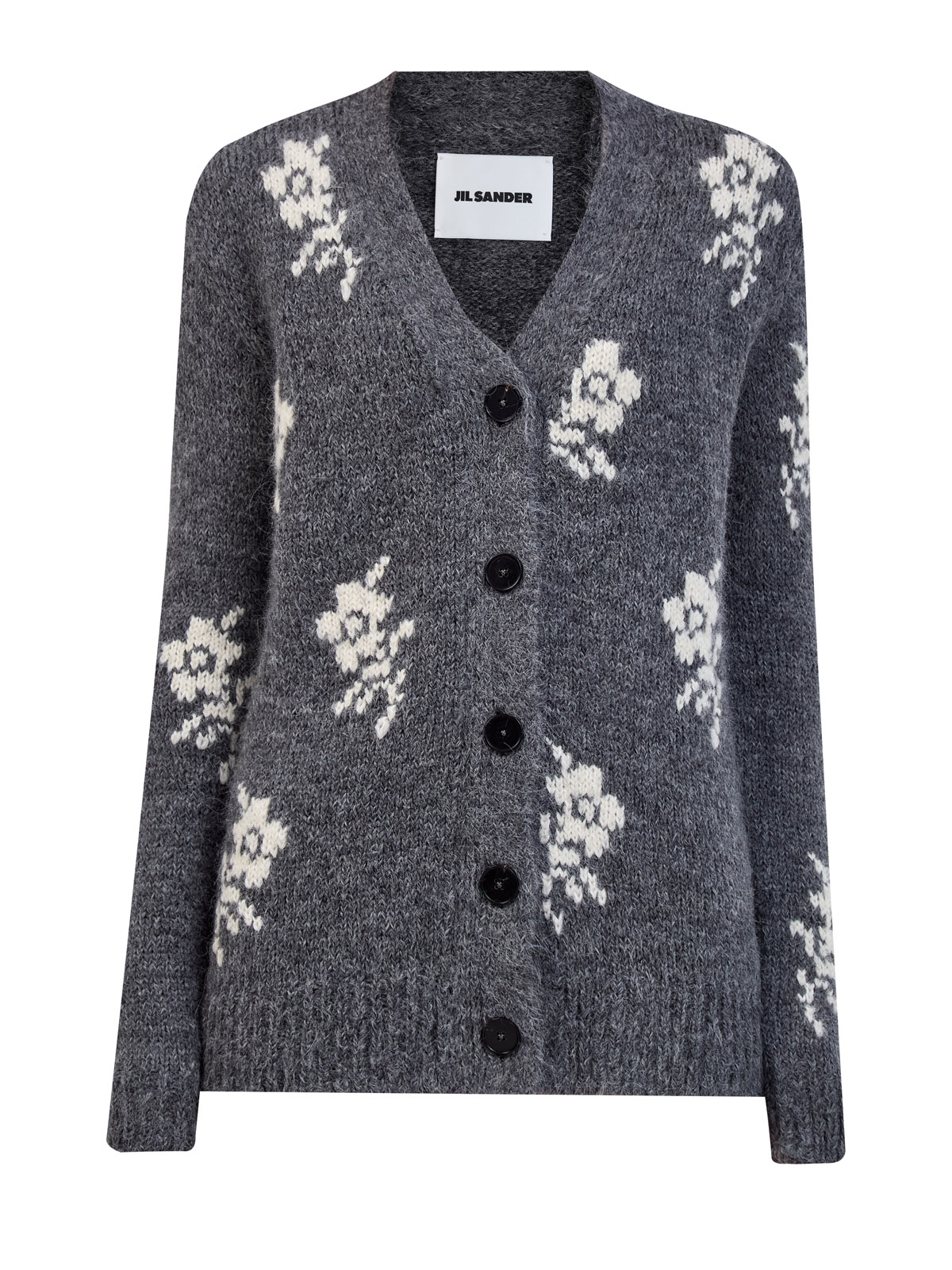 Кардиган из шерсти и пряжи альпака с вязаным узором 199700₽