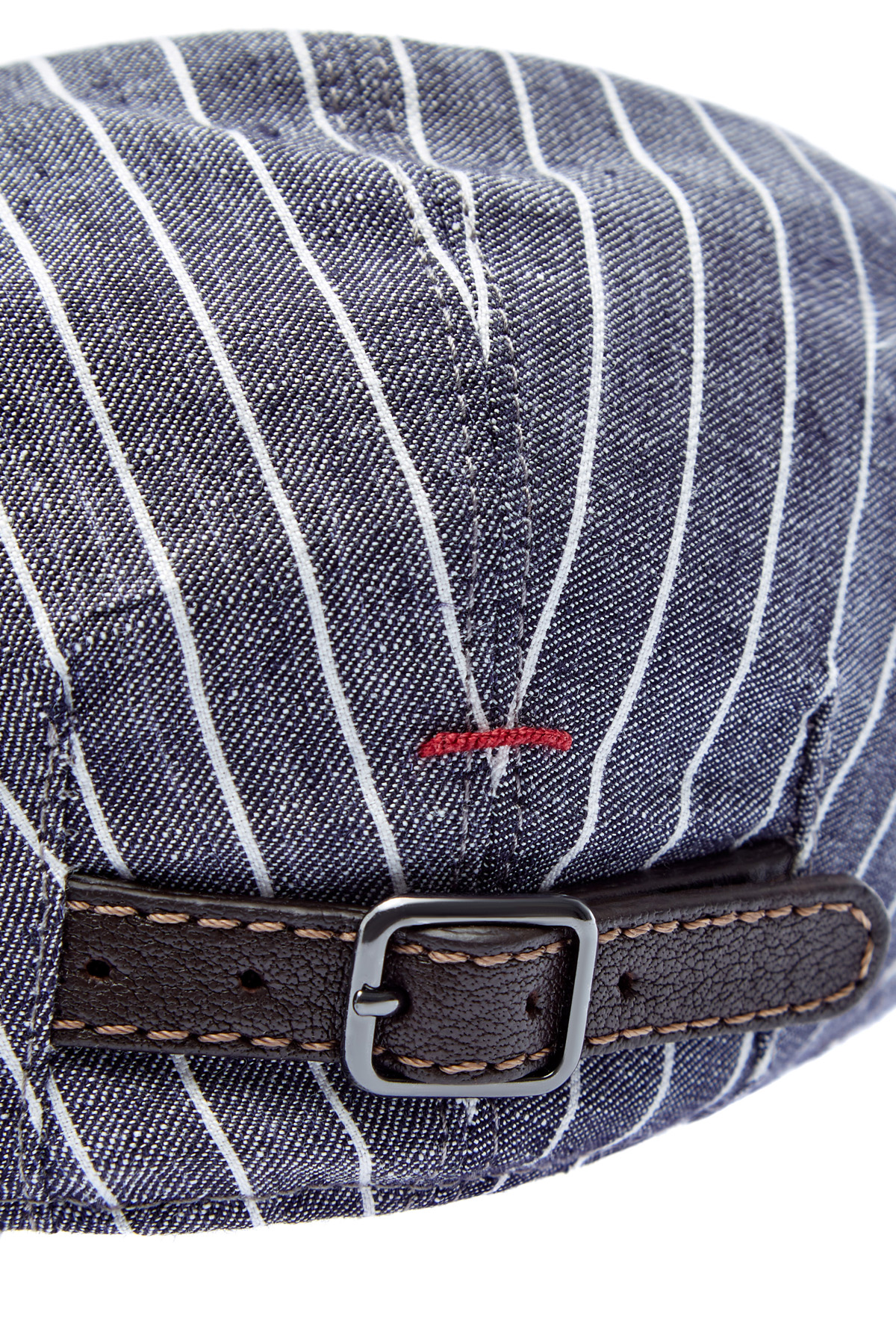 Льняная кепка-коппола в полоску BRUNELLO CUCINELLI, цвет синий, размер L;M;XL - фото 5
