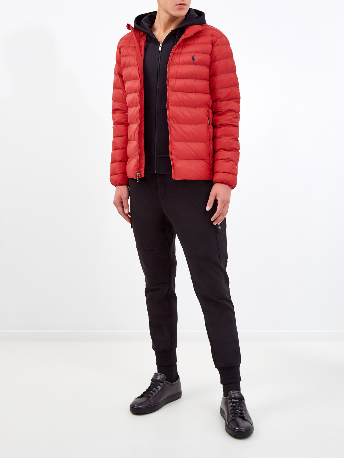 Компактная куртка из нейлона PrimaLoft® ThermoPlume™ POLO RALPH LAUREN, цвет красный, размер L;M;S - фото 2