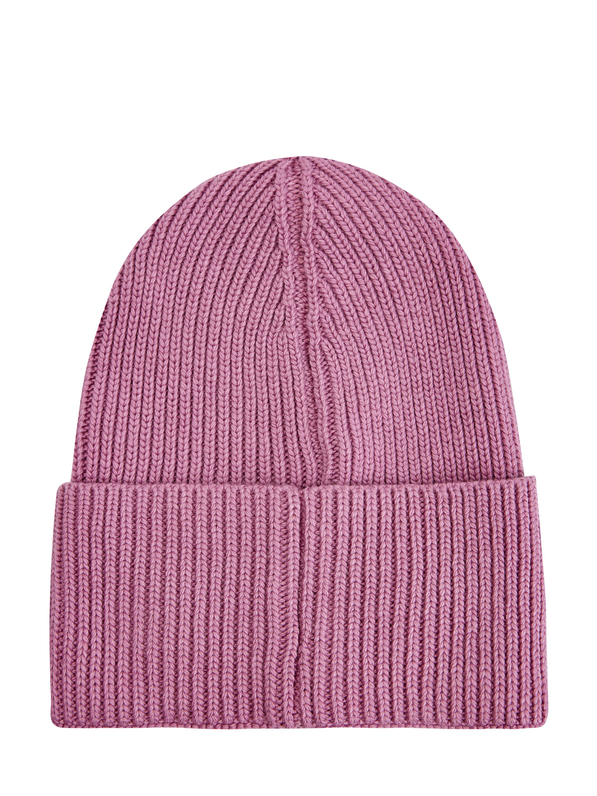 Теплая шапка из коллекции K/Essential с вышивкой на отвороте KARL LAGERFELD, цвет розовый, размер 37;38;39;40;41;42 Теплая шапка из коллекции K/Essential с вышивкой на отвороте - фото 2