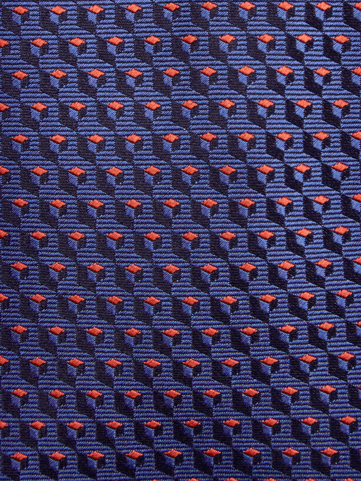 Шелковый галстук ручной работы с 3D-эффектом CANALI, цвет фиолетовый, размер 50;52;54;56;58;48 - фото 2