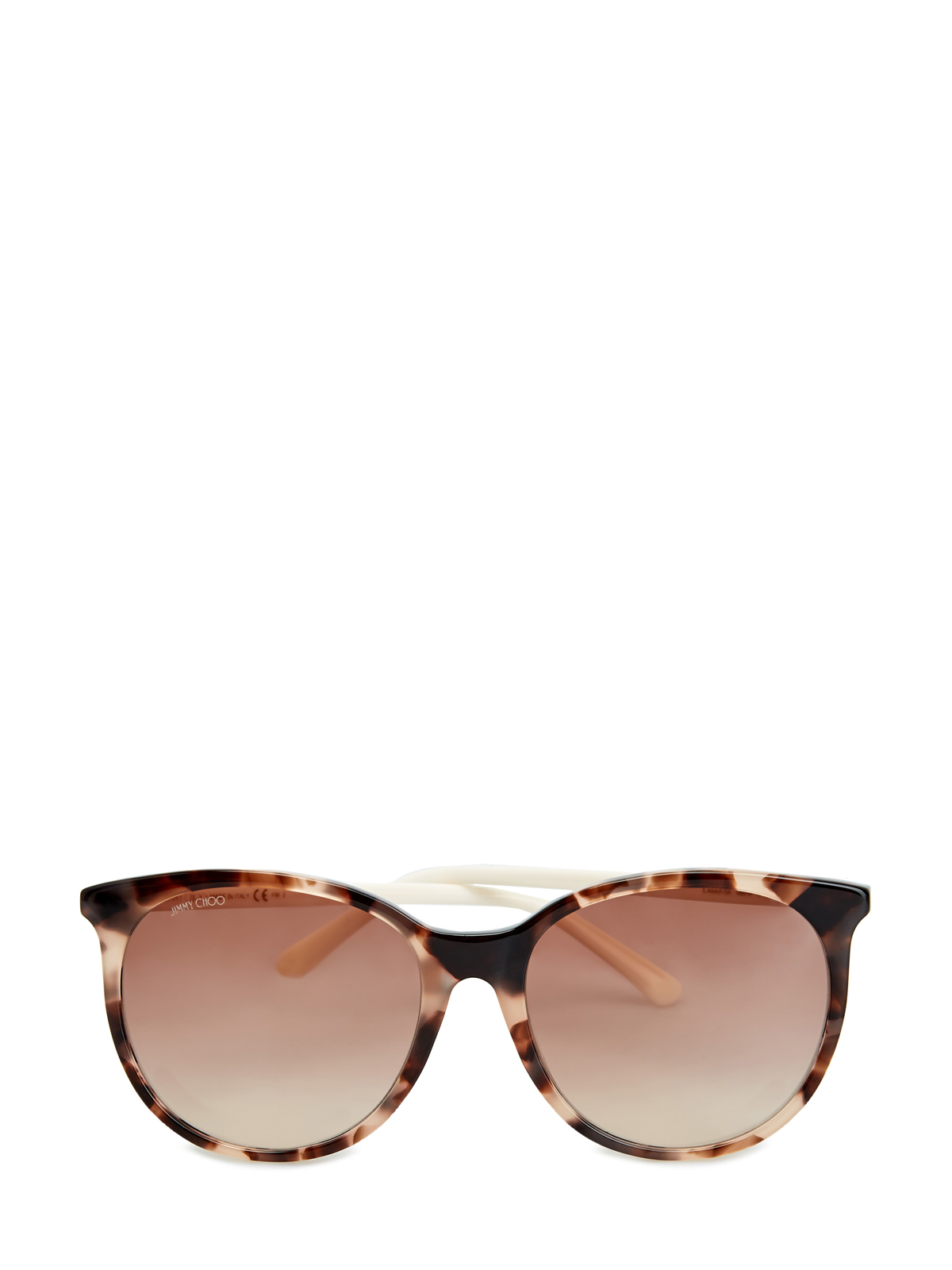 Очки Ilana из легкого ацетата с узором Havana JIMMY CHOO  (sunglasses), цвет коричневый, размер 40.5;41;41.5;42;42.5;43.5;44;43 - фото 1