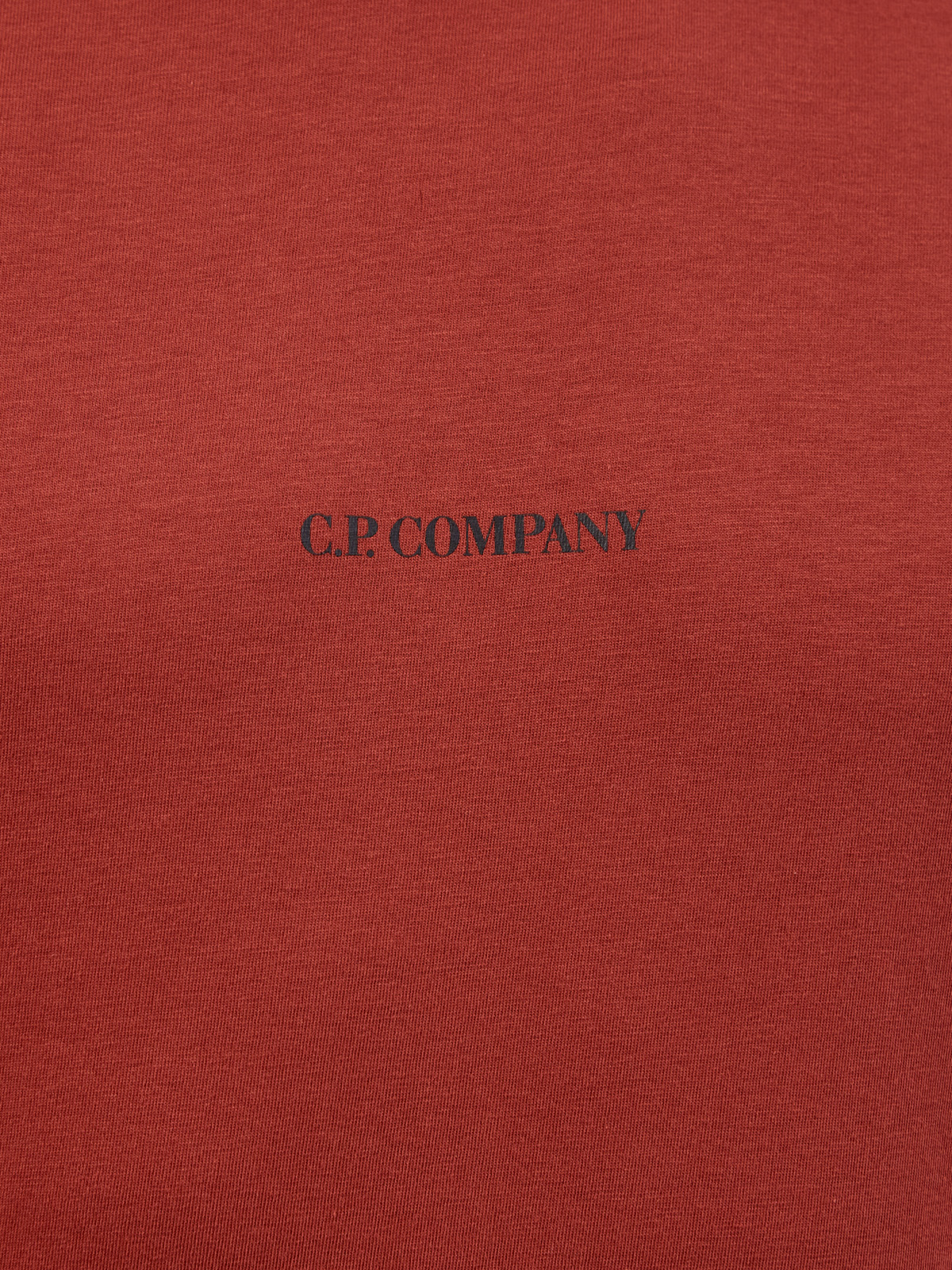 Хлопковая футболка из джерси с минималистичным принтом C.P.COMPANY, цвет красный, размер M;L;2XL;3XL - фото 5