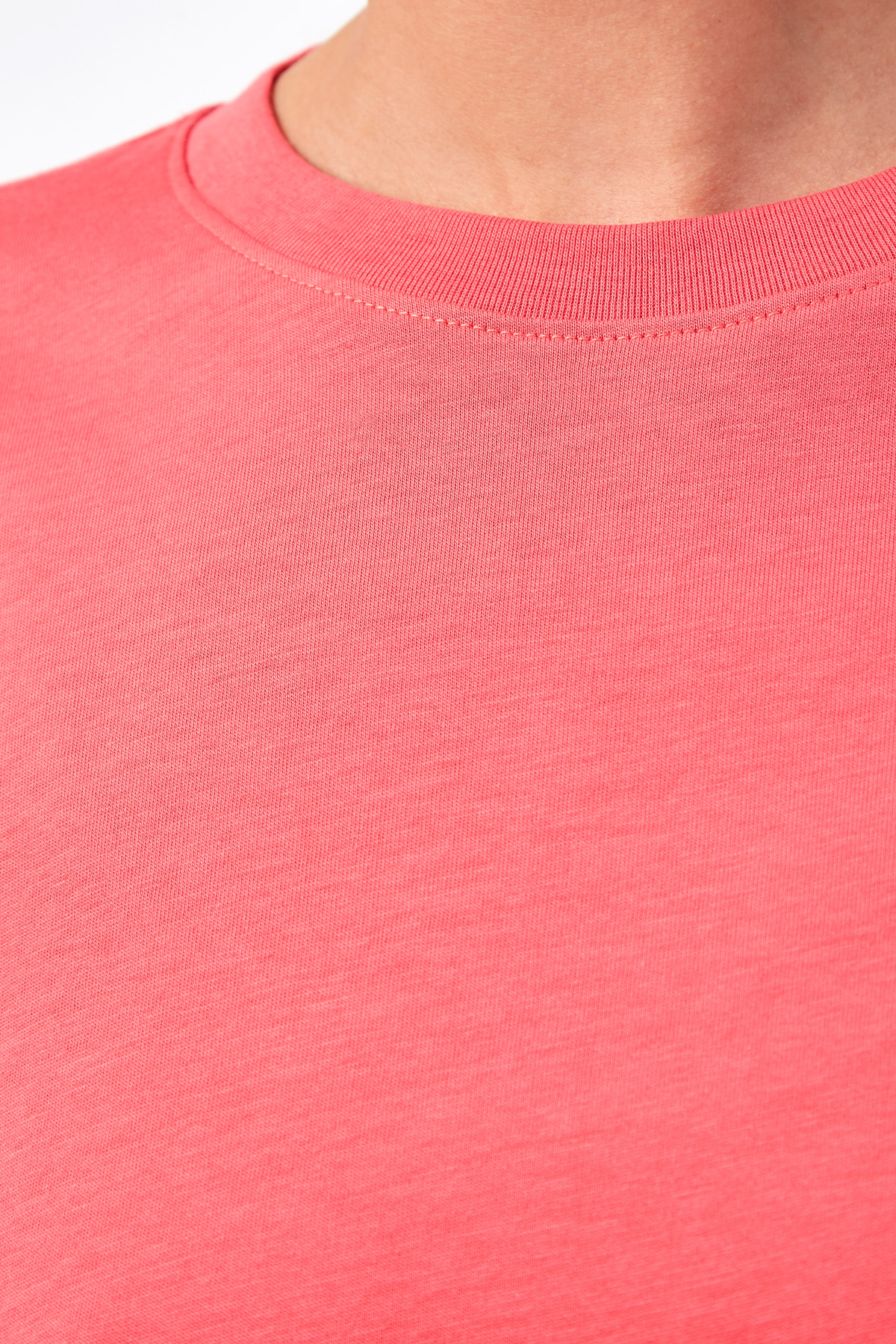 Удлиненная футболка из хлопкового джерси с логотипом VALENTINO, цвет розовый, размер 38;40;42 - фото 5