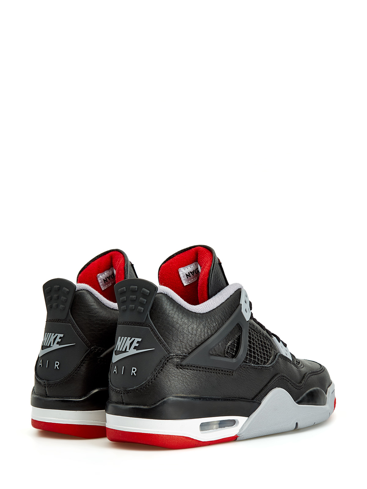 Кроссовки Jordan 4 Retro Bred Reimagined (GS) Черный, фото 3