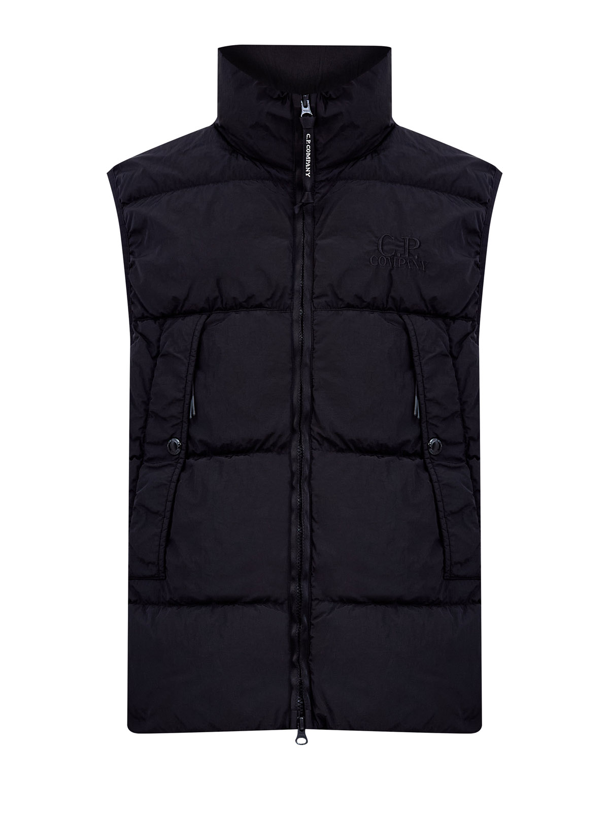 Пуховый жилет из нейлона Chrome-R с вышитым логотипом