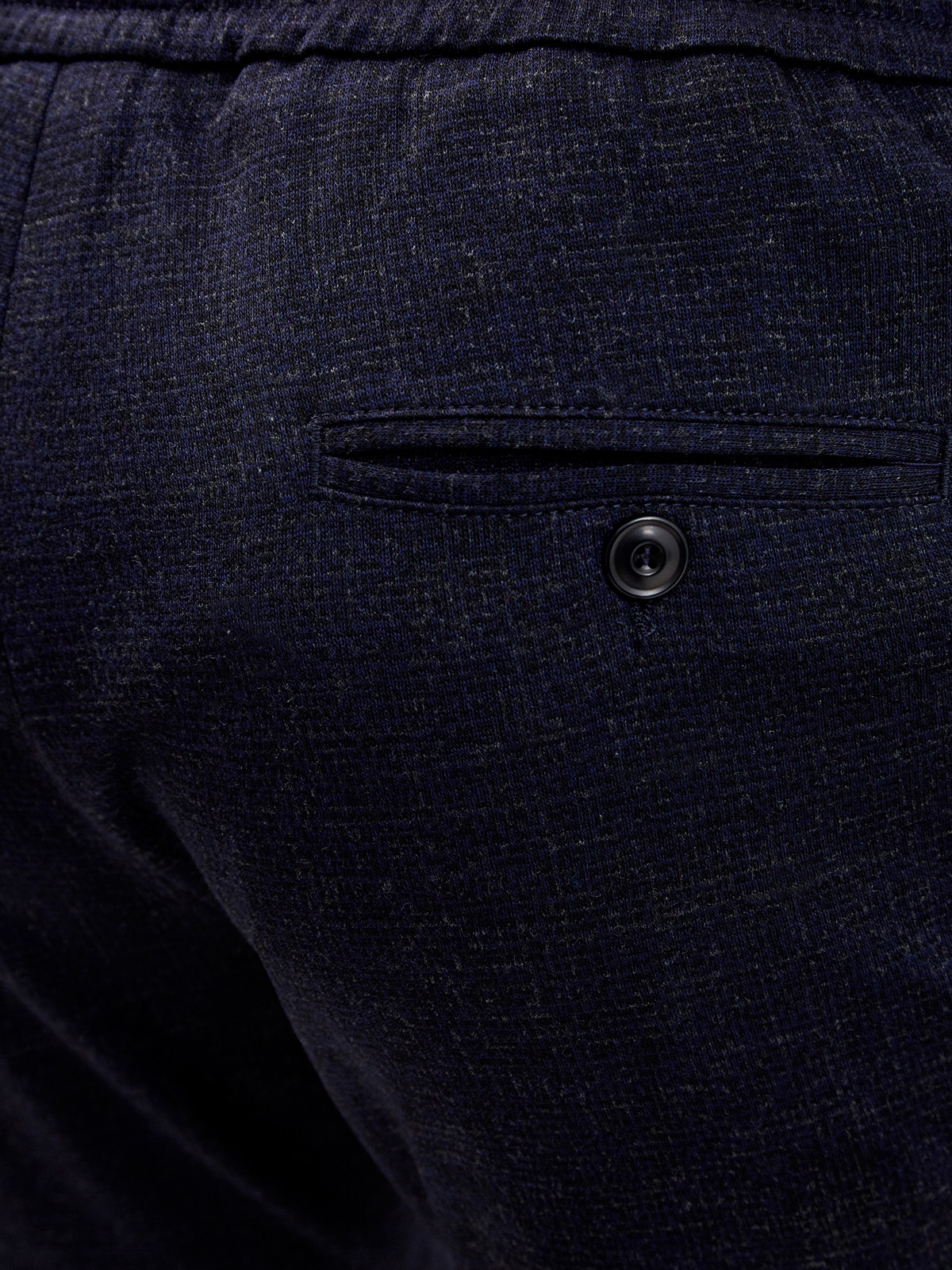 Брюки Black Edition из эластичной шерстяной ткани CANALI, цвет синий, размер 48;50;54;52 - фото 6