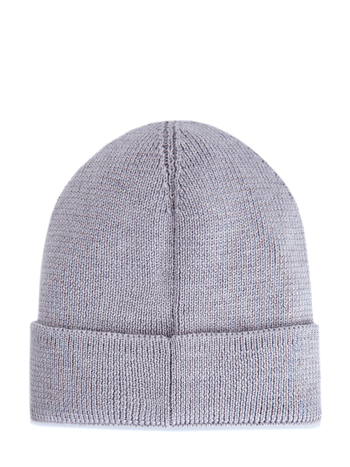 Теплая шапка из шерстяной пряжи с регулируемым отворотом CANADA GOOSE, цвет серый, размер 40 - фото 2