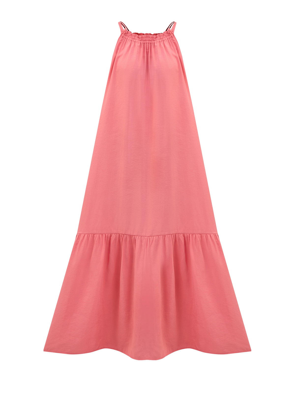 Свободное платье-сарафан из струящегося модала с карманами PESERICO, цвет розовый, размер 40;42;44 - фото 1