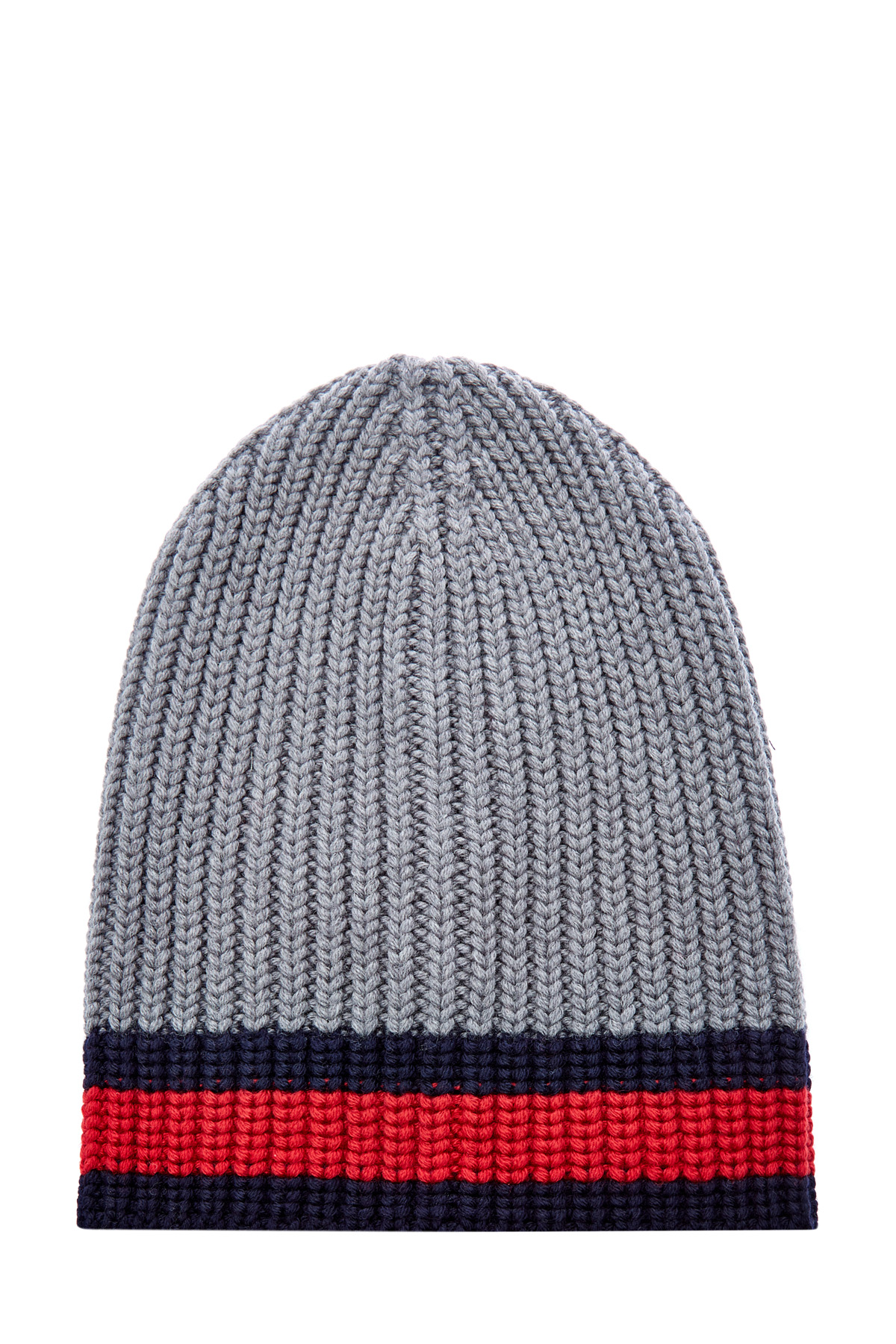 

Шапка из шерстяной пряжи с принтом в гамме Web, Серый, Шапка из шерстяной пряжи с принтом в гамме Web