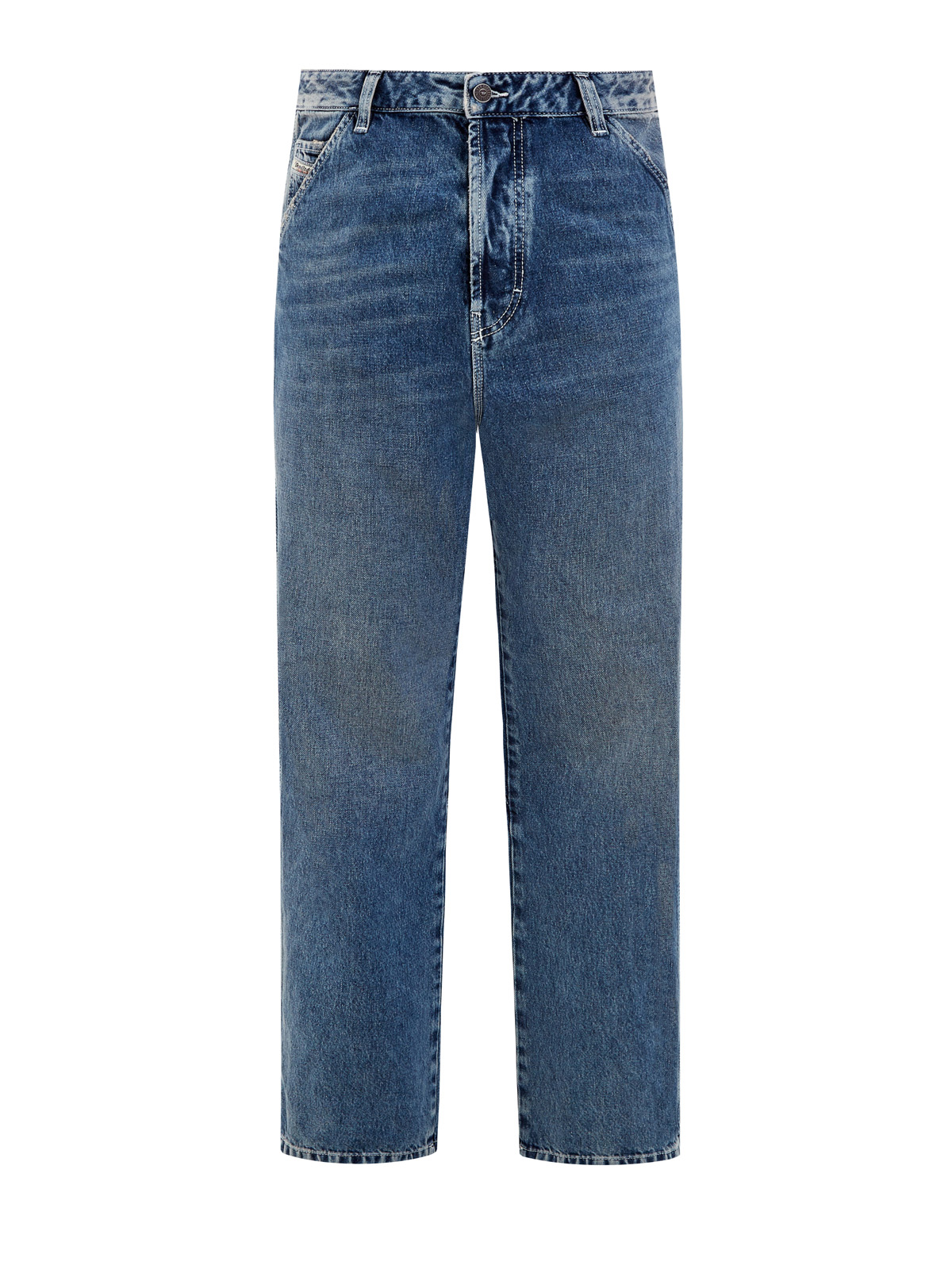Широкие джинсы D-Livery с карманами в стиле карго DIESEL, цвет синий, размер XS;M;L;XL;S