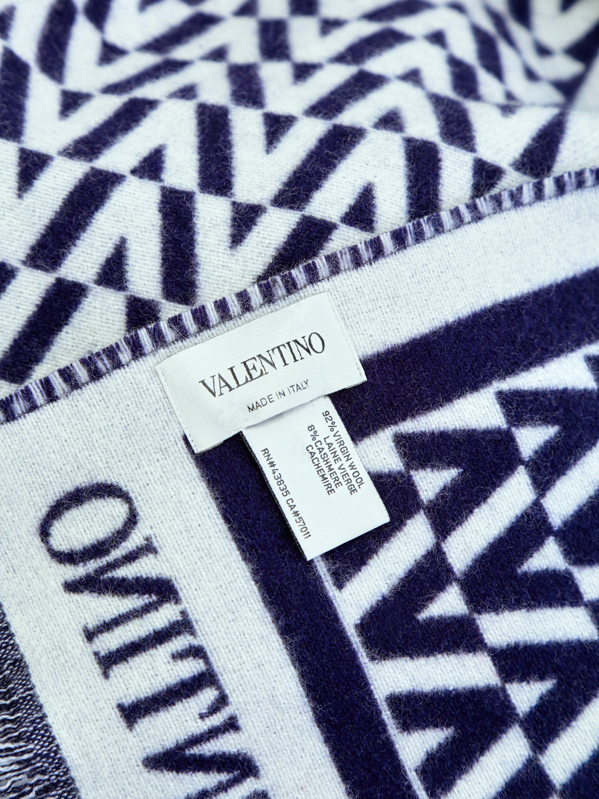Теплый шарф из шерсти и кашемира с all-over принтом VALENTINO GARAVANI, цвет мульти, размер 36;36.5;37;37.5;38;38.5;39;40;41;39.5 - фото 3