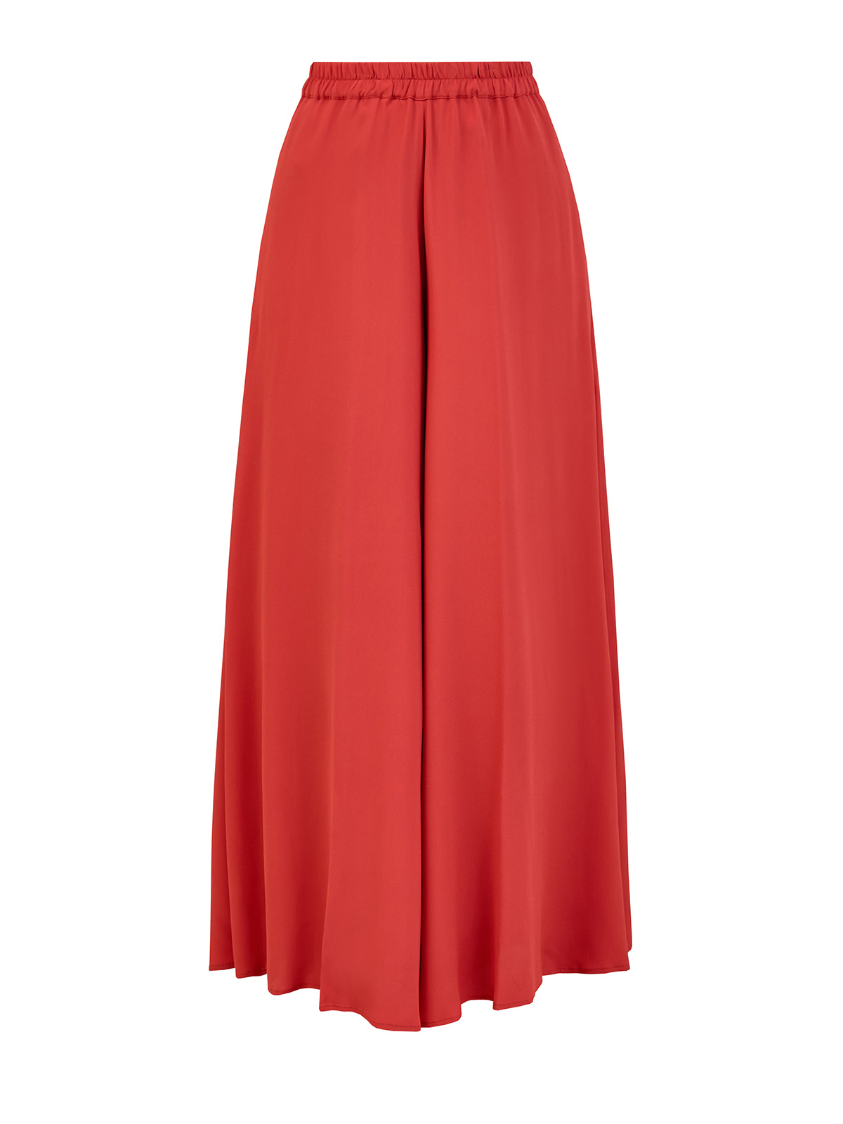 

Свободные брюки-палаццо из тонкого ацетата и шелка, Красный, Свободные брюки-палаццо из тонкого ацетата и шелка