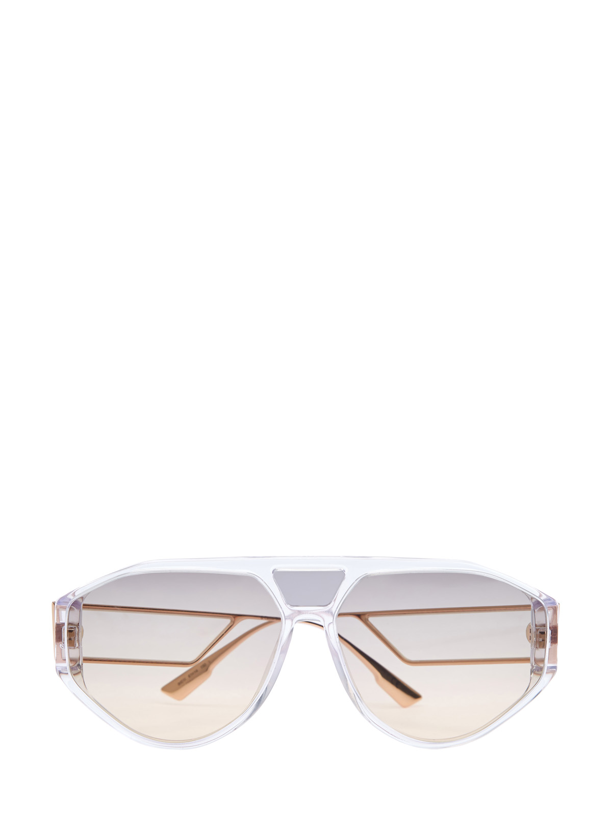 Солнцезащитные очки Clan1 с литыми дужками DIOR (sunglasses) women, цвет прозрачный, размер M