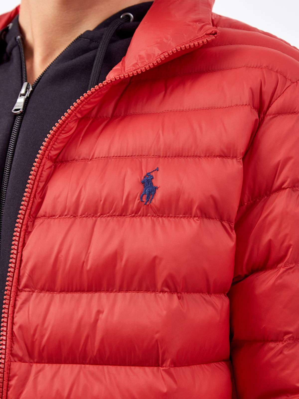 Компактная куртка из нейлона PrimaLoft® ThermoPlume™ POLO RALPH LAUREN, цвет красный, размер L;M;S - фото 5