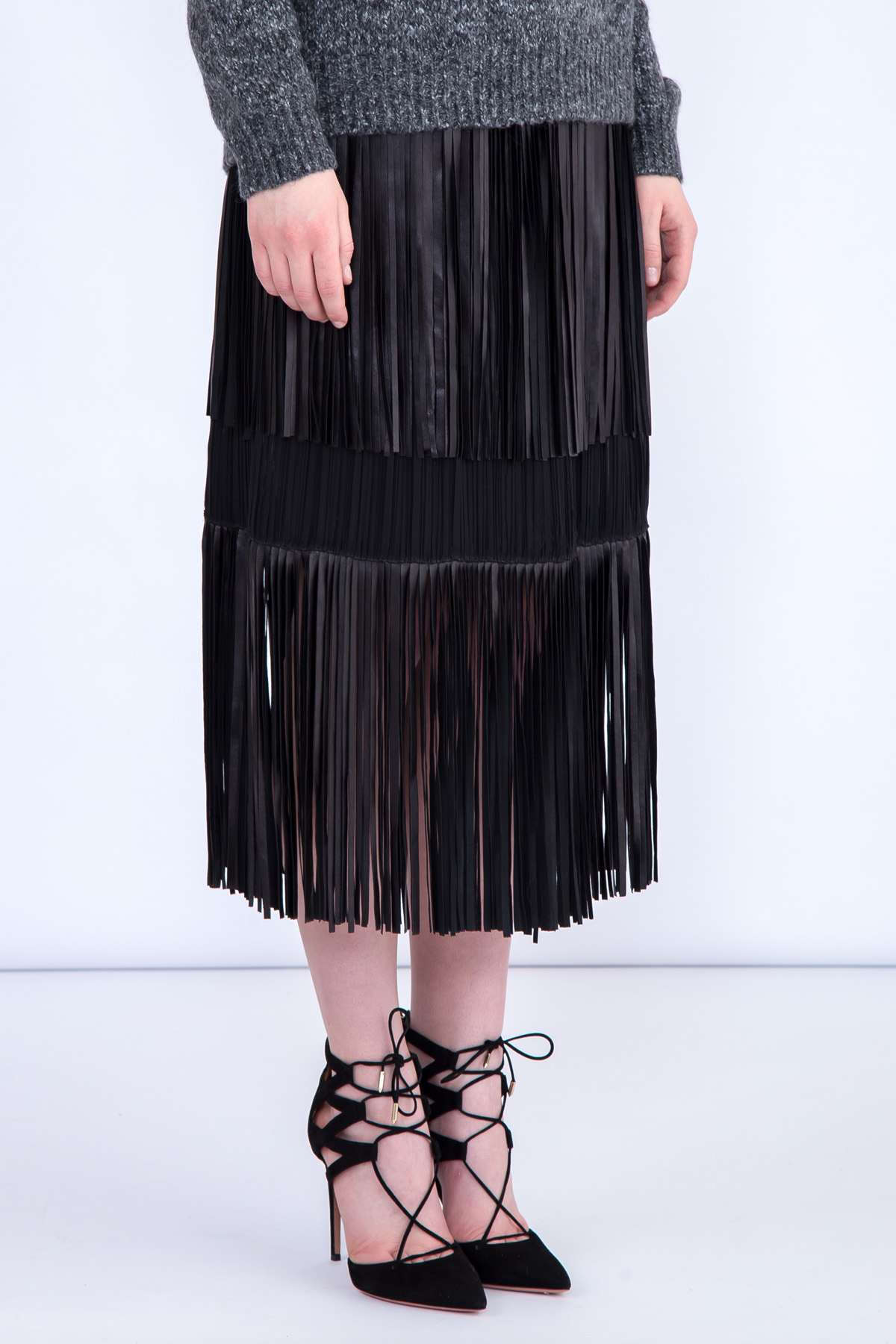 юбка SONIA RYKIEL, цвет черный, размер 38 - фото 3