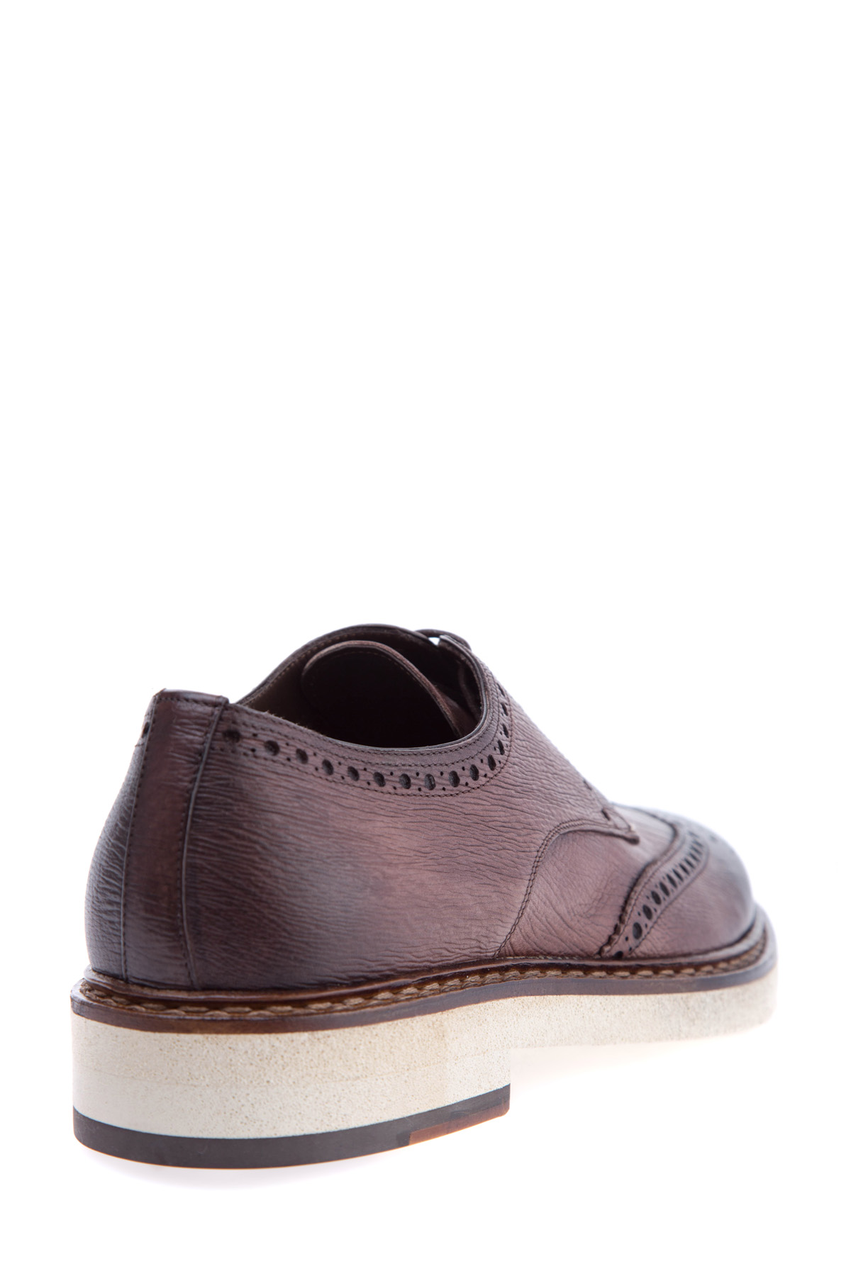 ботинки SANTONI, цвет коричневый, размер 39.5;40;41.5;42;42.5;43;43.5 - фото 4