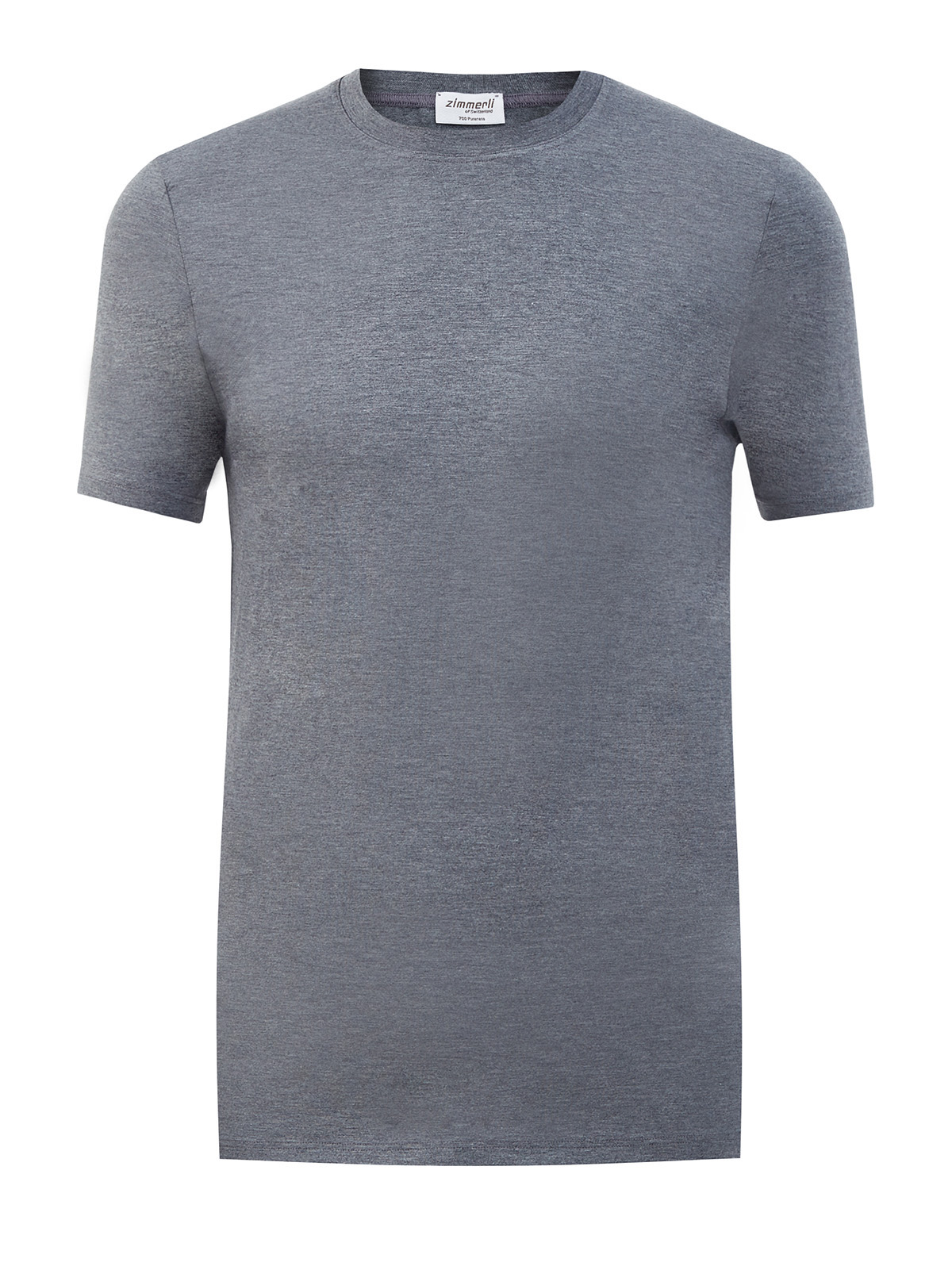 Серая футболка из гладкого эластичного модала ZIMMERLI, цвет серый, размер M;L;XL;2XL