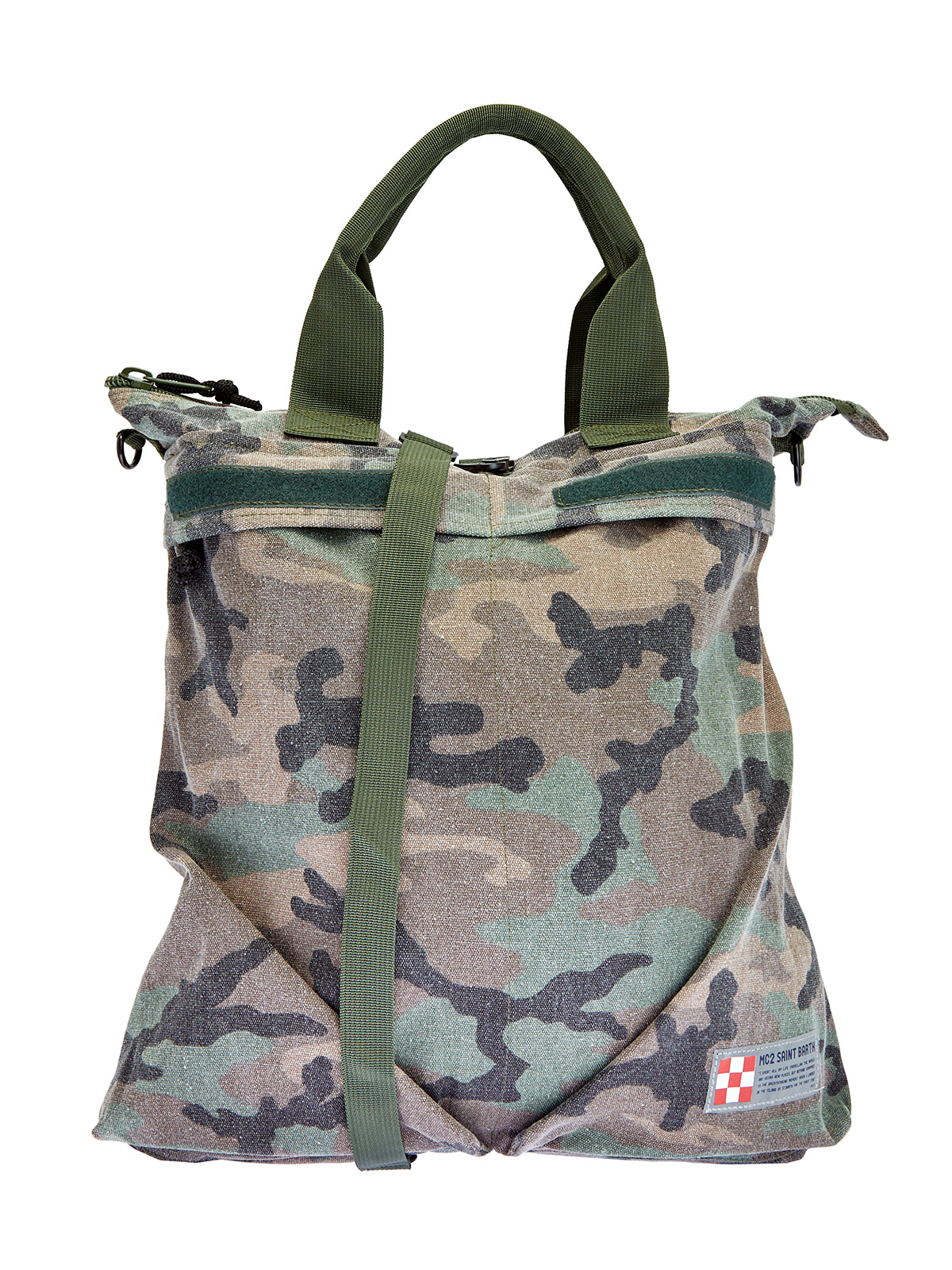 Рюкзак из хлопка с камуфляжным принтом MC2 SAINT BARTH, цвет мульти, размер 5;4;6;9;10 - фото 1