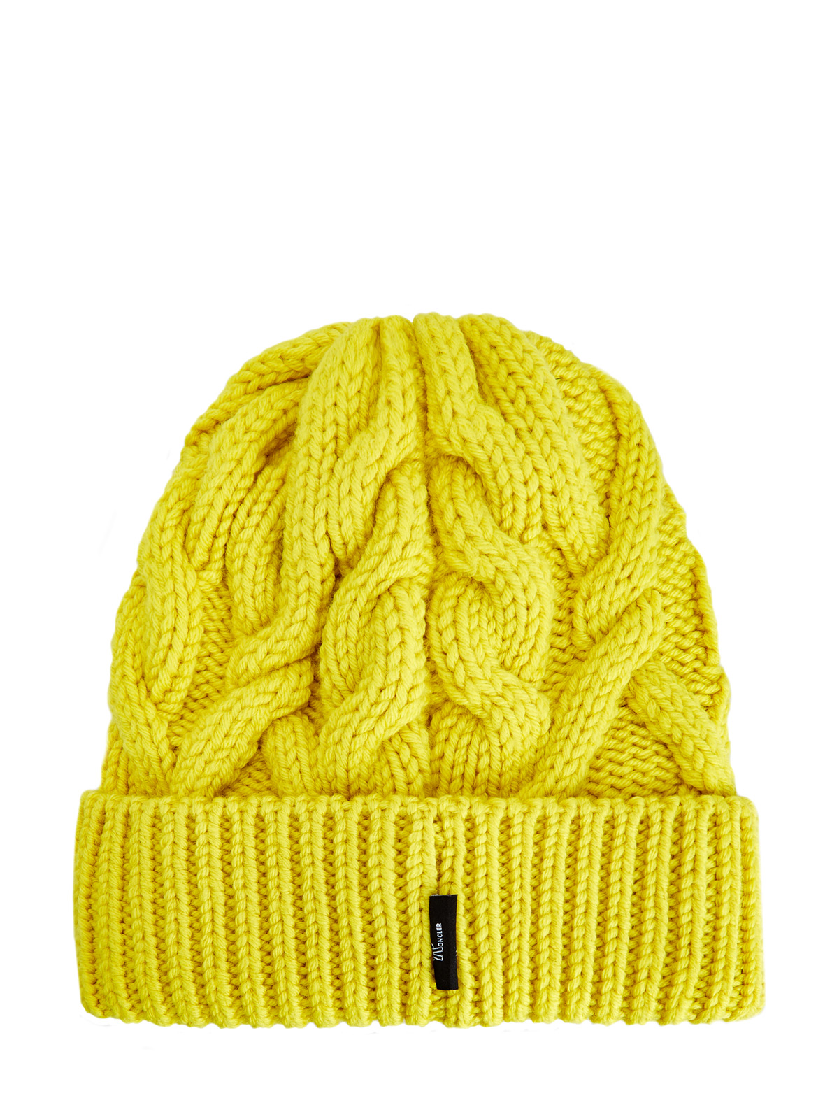 Шапка из линии Après Ski Grenoble с узором «косы» MONCLER, цвет желтый, размер 36;36.5;37.5;38;38.5;39;40 - фото 2