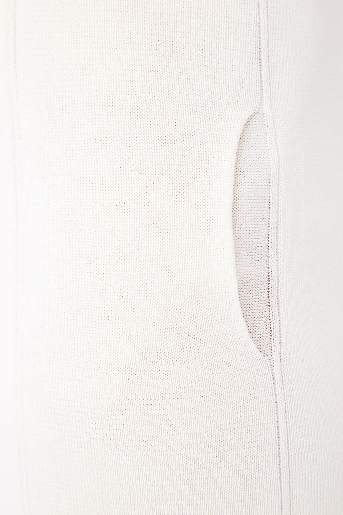 Минималистичные брюки-джоггеры из мягкой пряжи ERMANNO SCERVINO, цвет белый, размер 42;44 - фото 5
