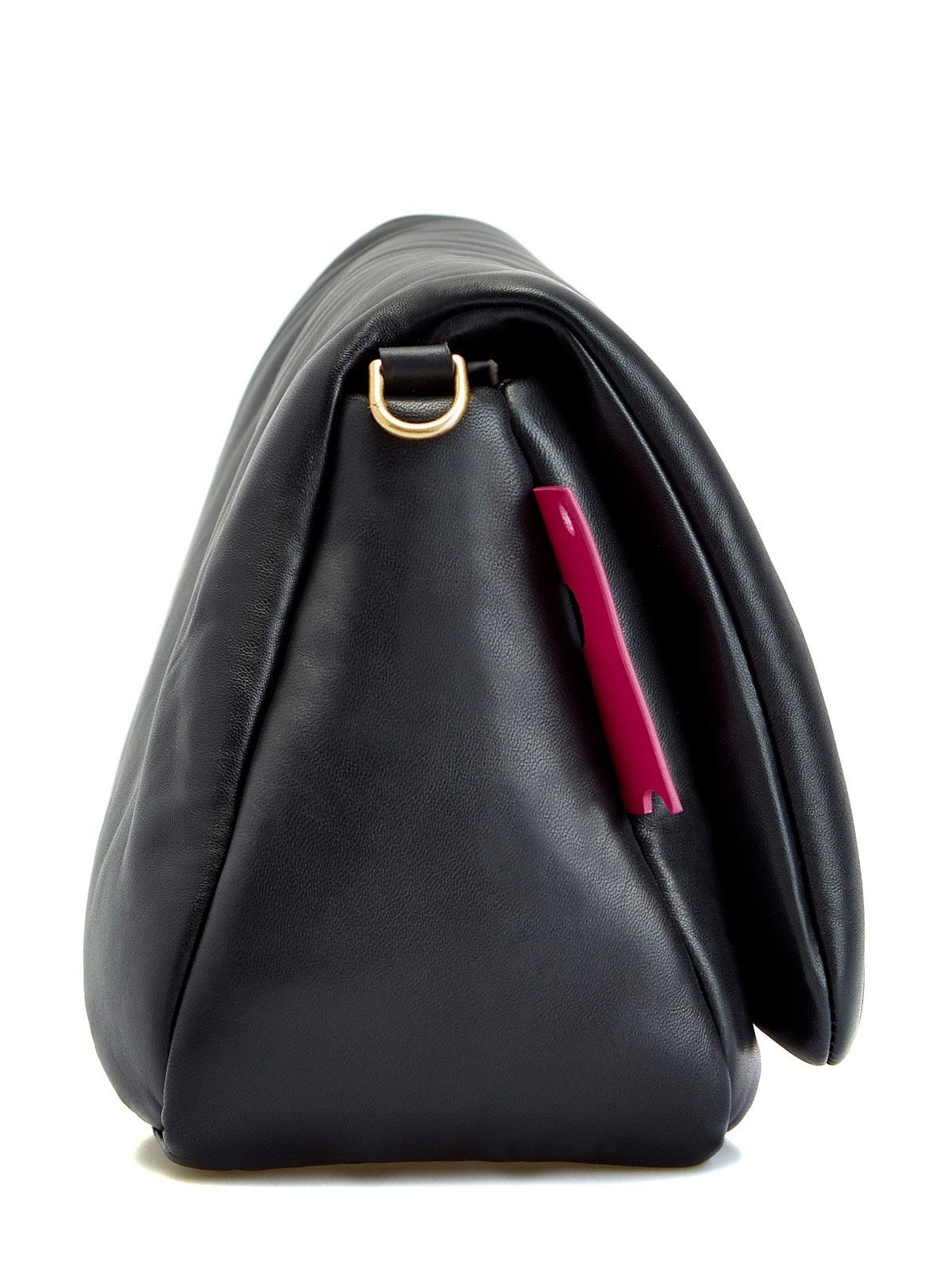 Мягкая сумка Nailed из полированной кожи с литым декором OFF-WHITE, цвет черный, размер 36;36.5;37.5;38;38.5;39;40 - фото 4