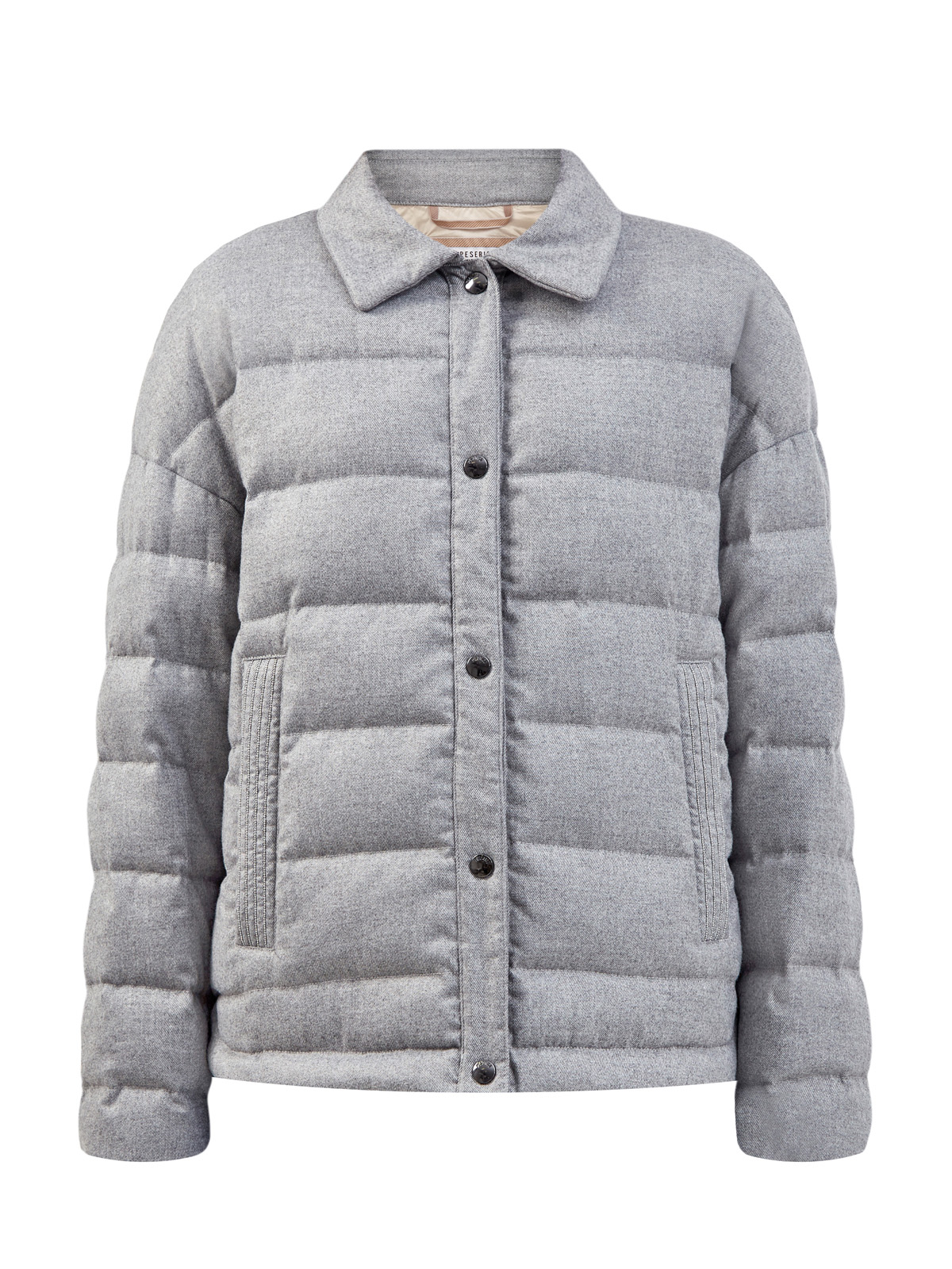 Куртка с утеплителем из гусиного пуха и цепочками Punto Luce PESERICO, цвет серый, размер 40;38;50 - фото 1