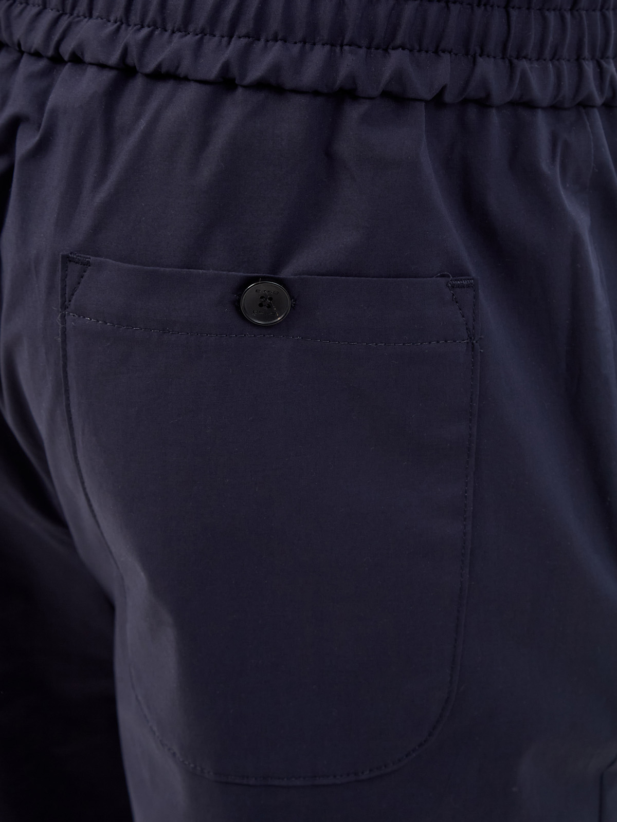 Брюки из хлопка с эластичной вставкой на поясе ETRO, цвет синий, размер 50;52;48 - фото 5