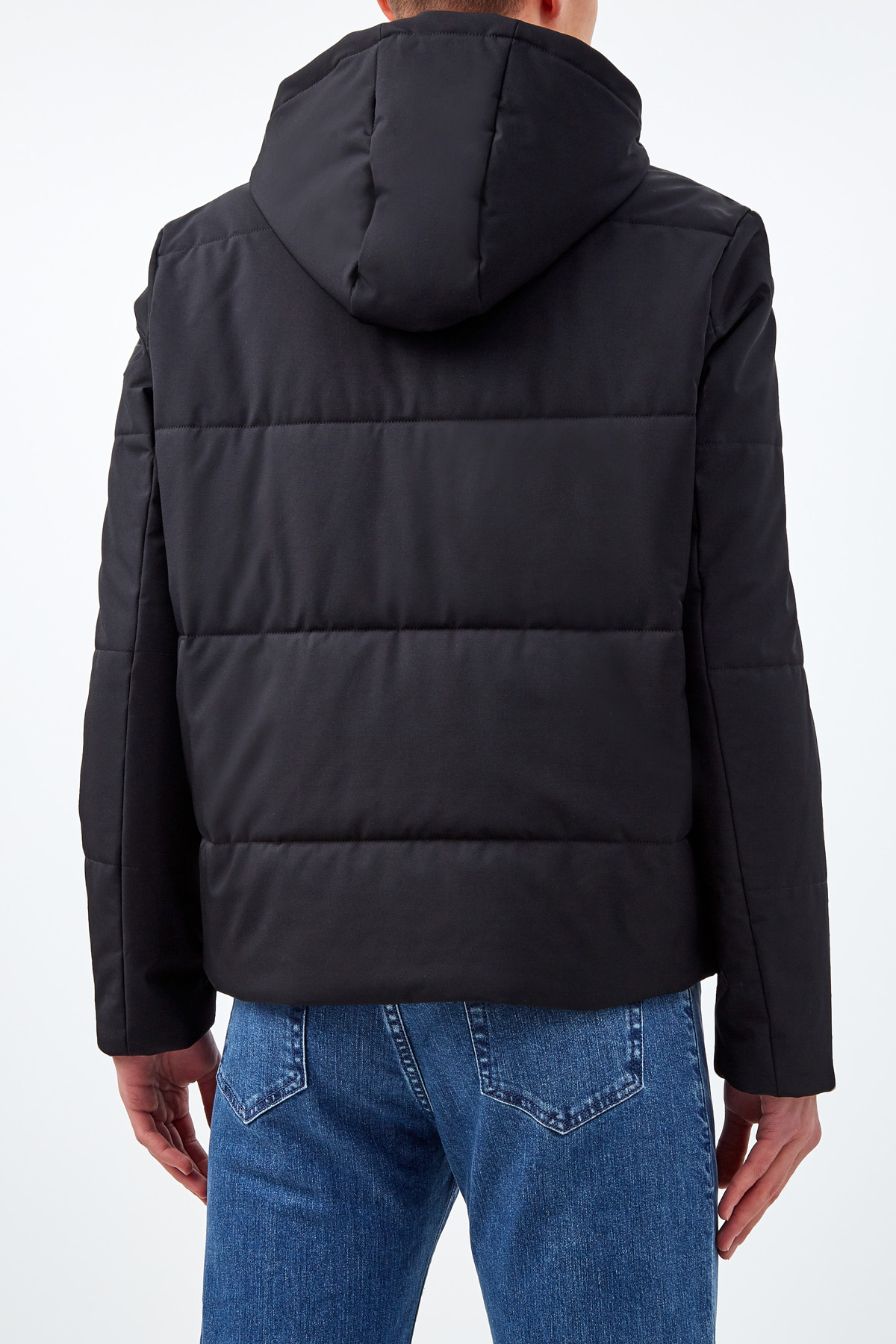 Куртка из водонепроницаемого нейлона с яркой подкладкой MICHAEL KORS, цвет черный, размер M - фото 4