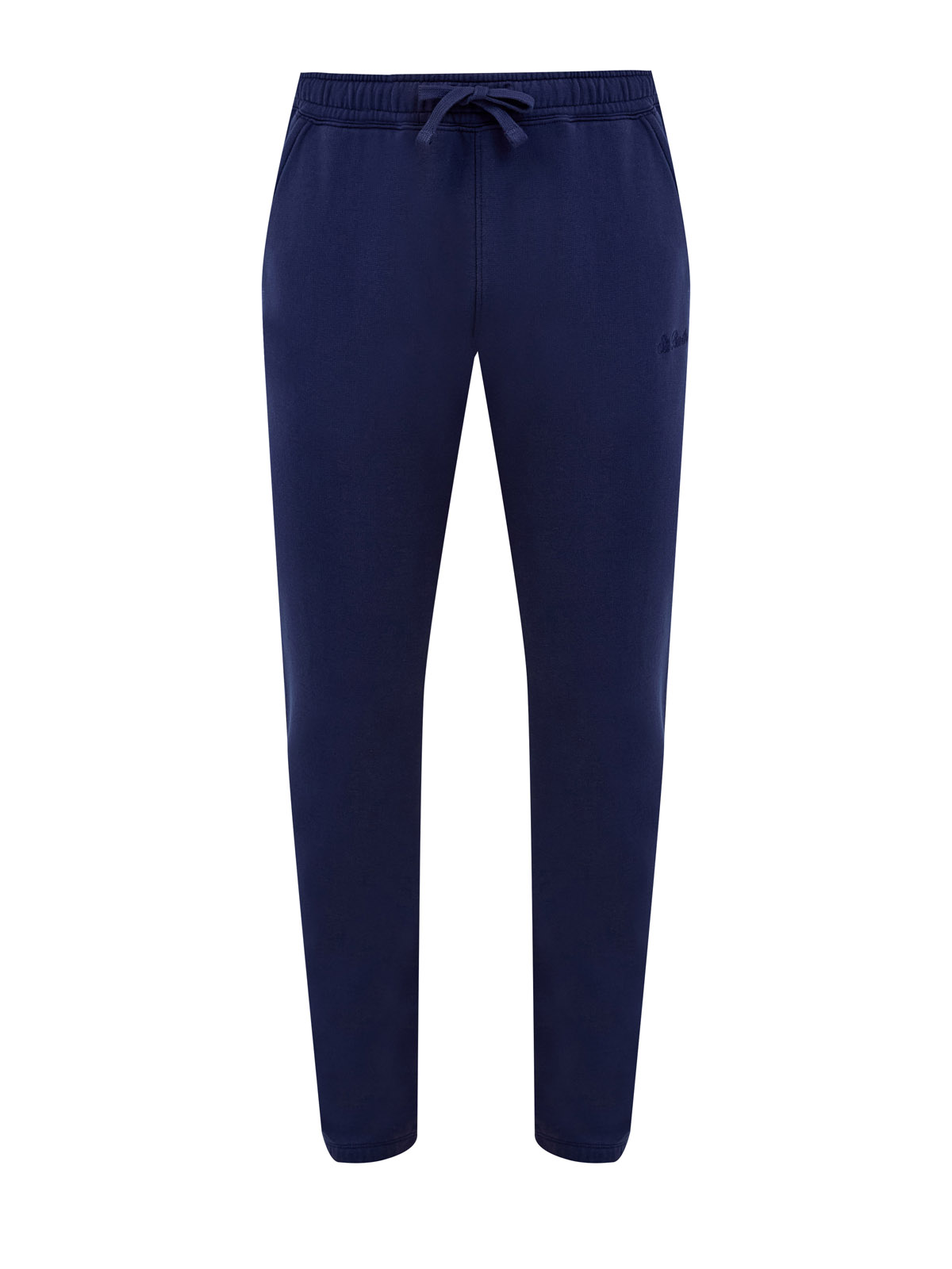 Хлопковые брюки в спортивном стиле с фирменным патчем 17640₽