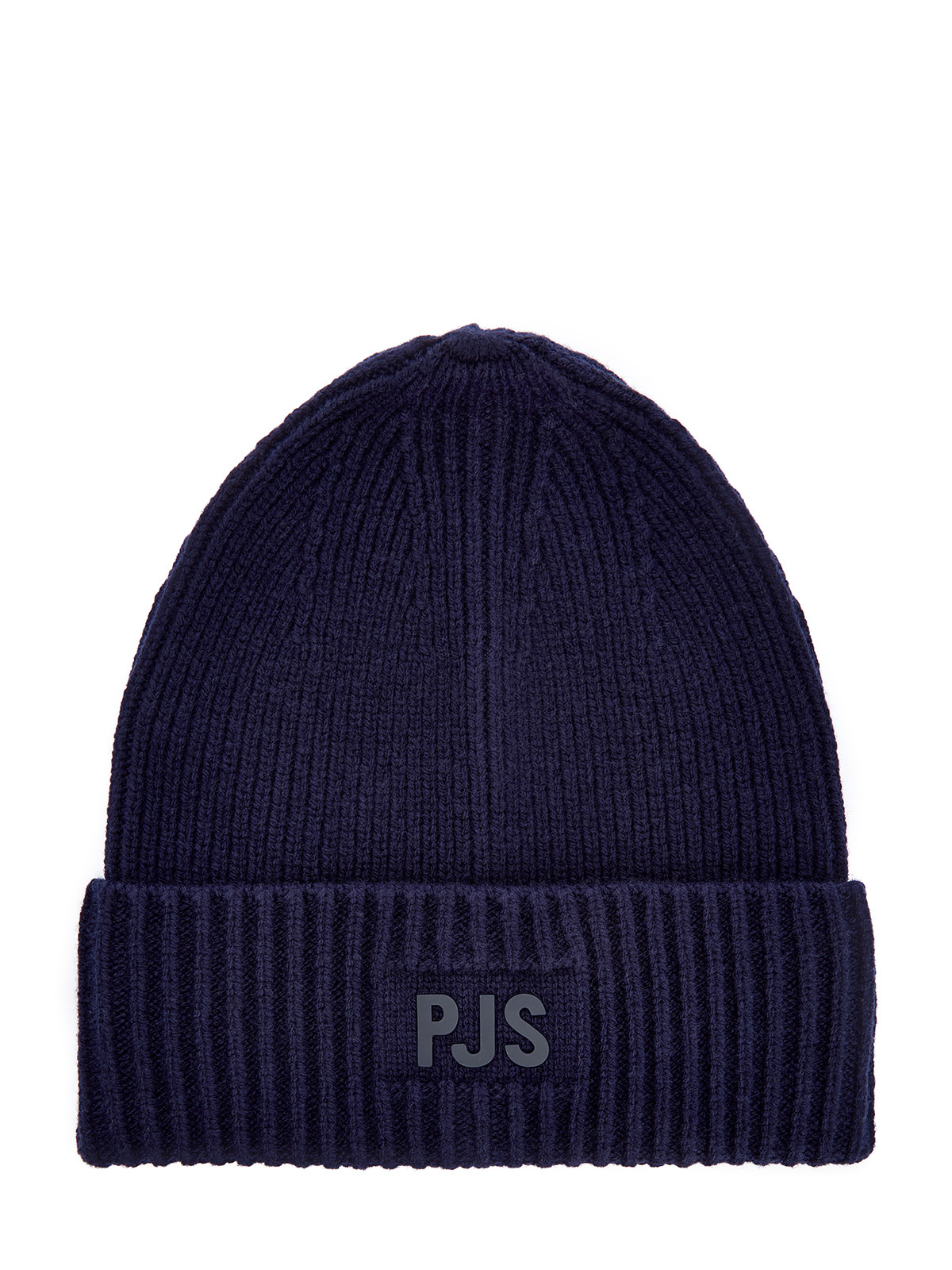 Шапка-бини из эластичной шерсти с фактурным логотипом 19500₽