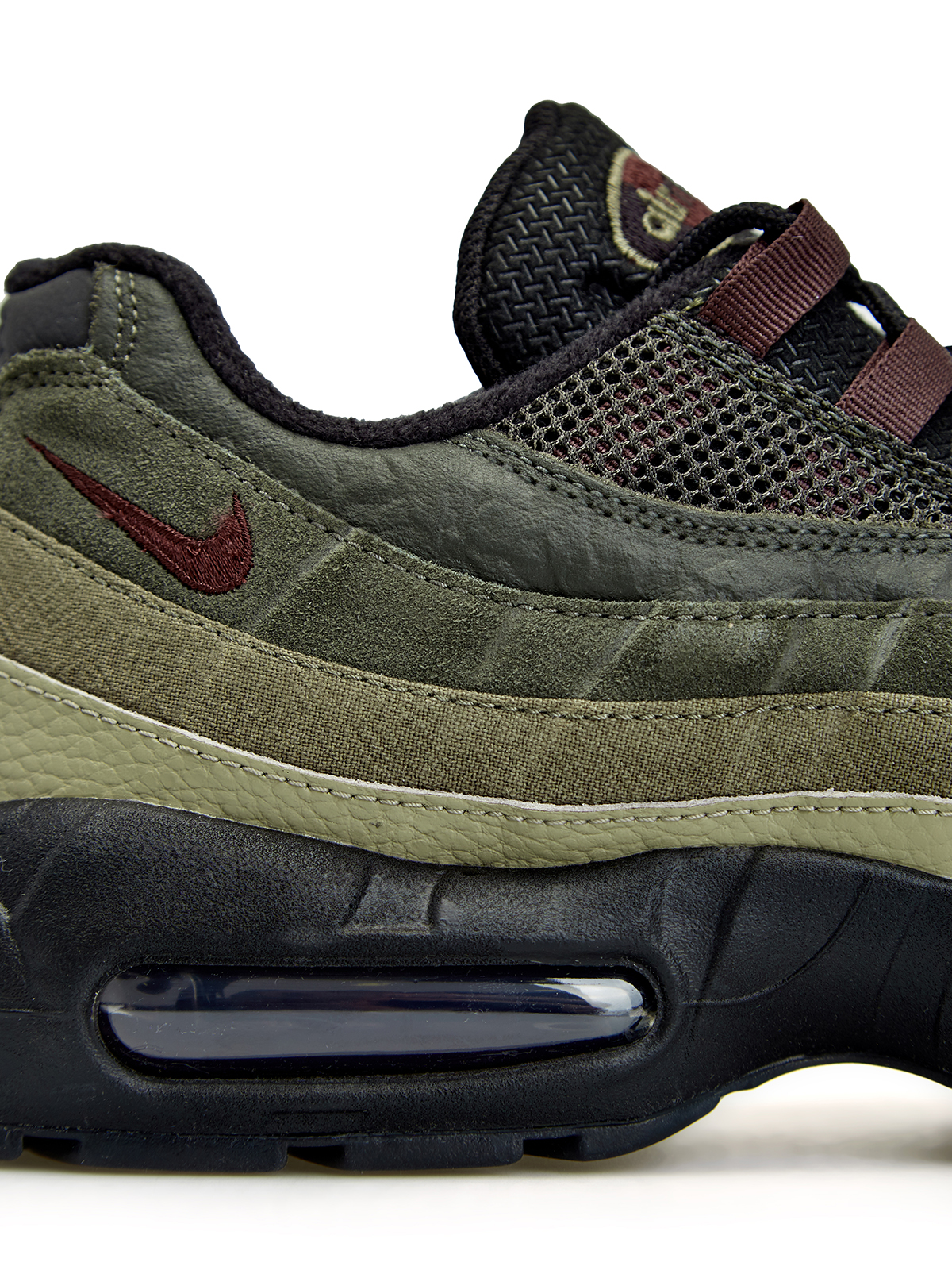 Кроссовки Nike Air Max 95 'Black Earth' Nike, цвет зеленый, размер 44.5 - фото 4