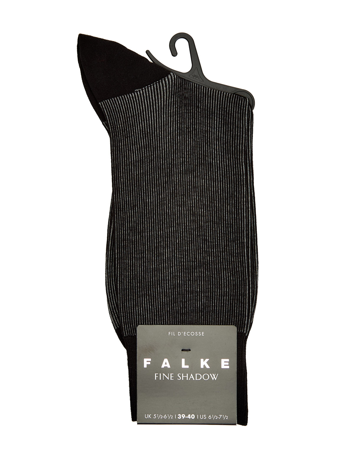 

Высокие носки Fine Shadow из мерсеризованного хлопка, Черный, Высокие носки Fine Shadow из мерсеризованного хлопка