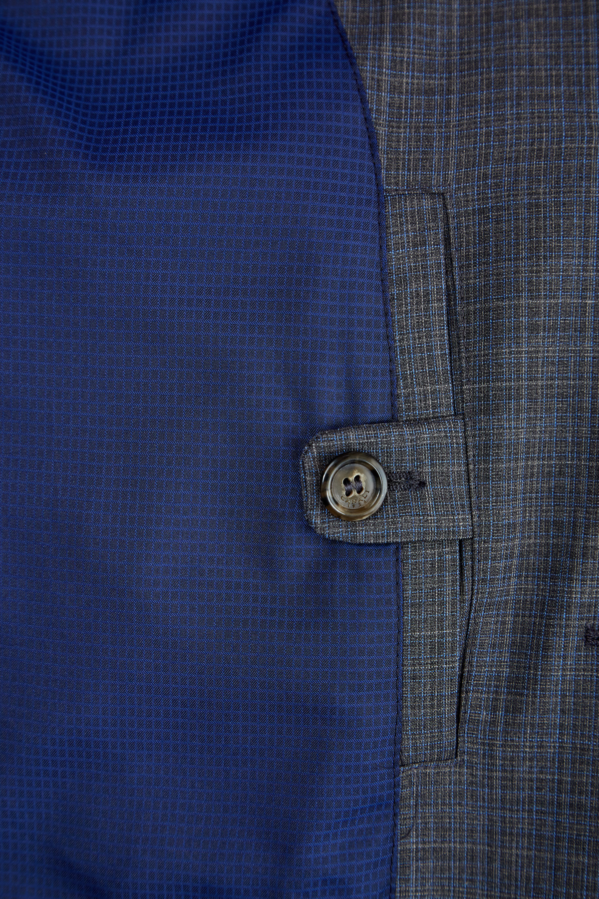 Плащ Impeccabile из шерстяной ткани в мелованную клетку