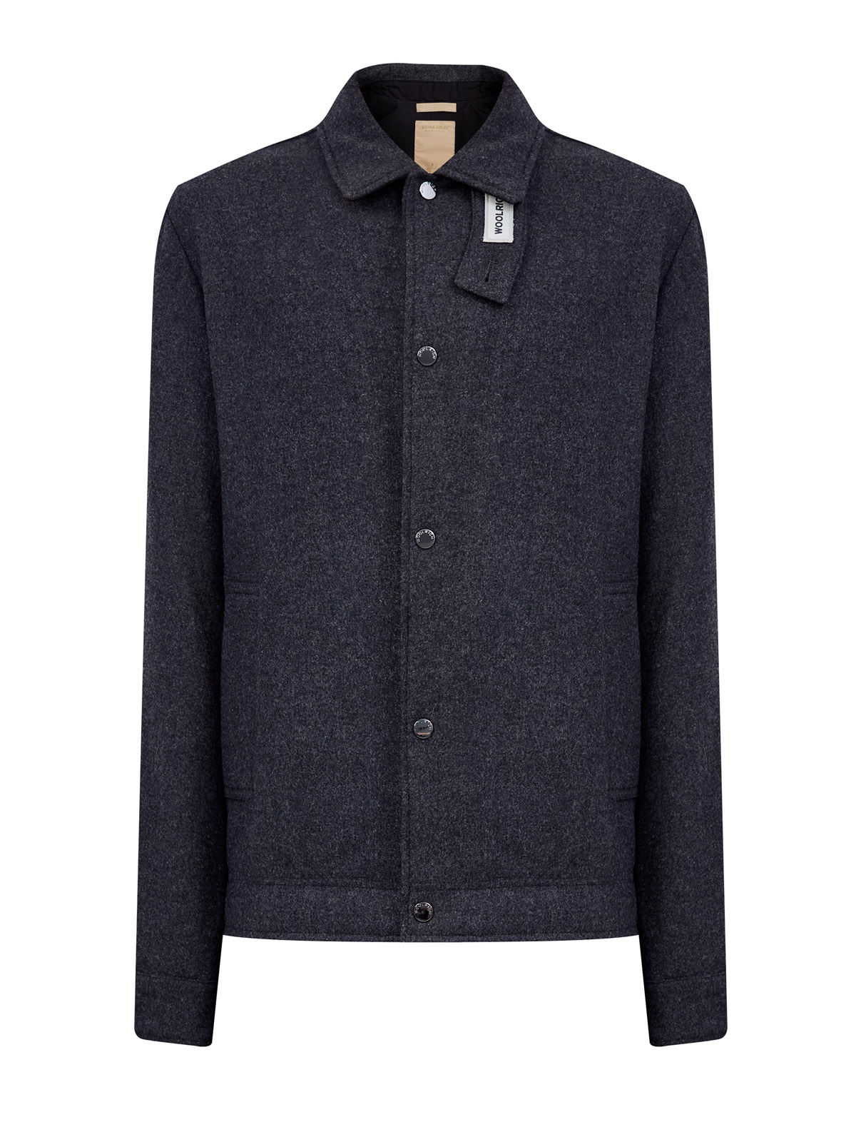 Куртка-рубашка из шерстяного драпа с пуховым утеплителем 47250₽