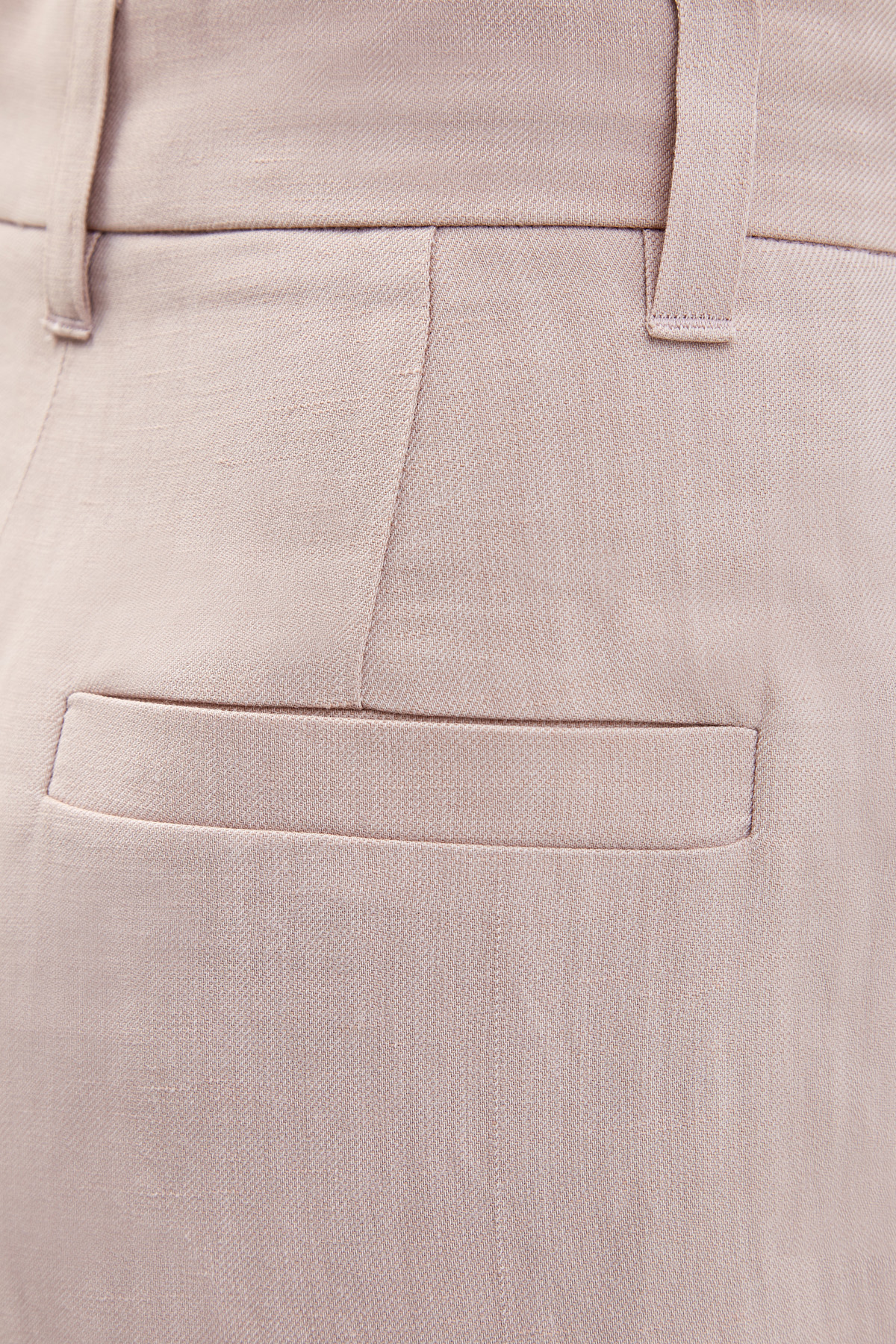 Брюки из твила Fluid с заложенными складками BRUNELLO CUCINELLI, цвет розовый, размер 46;48 - фото 6