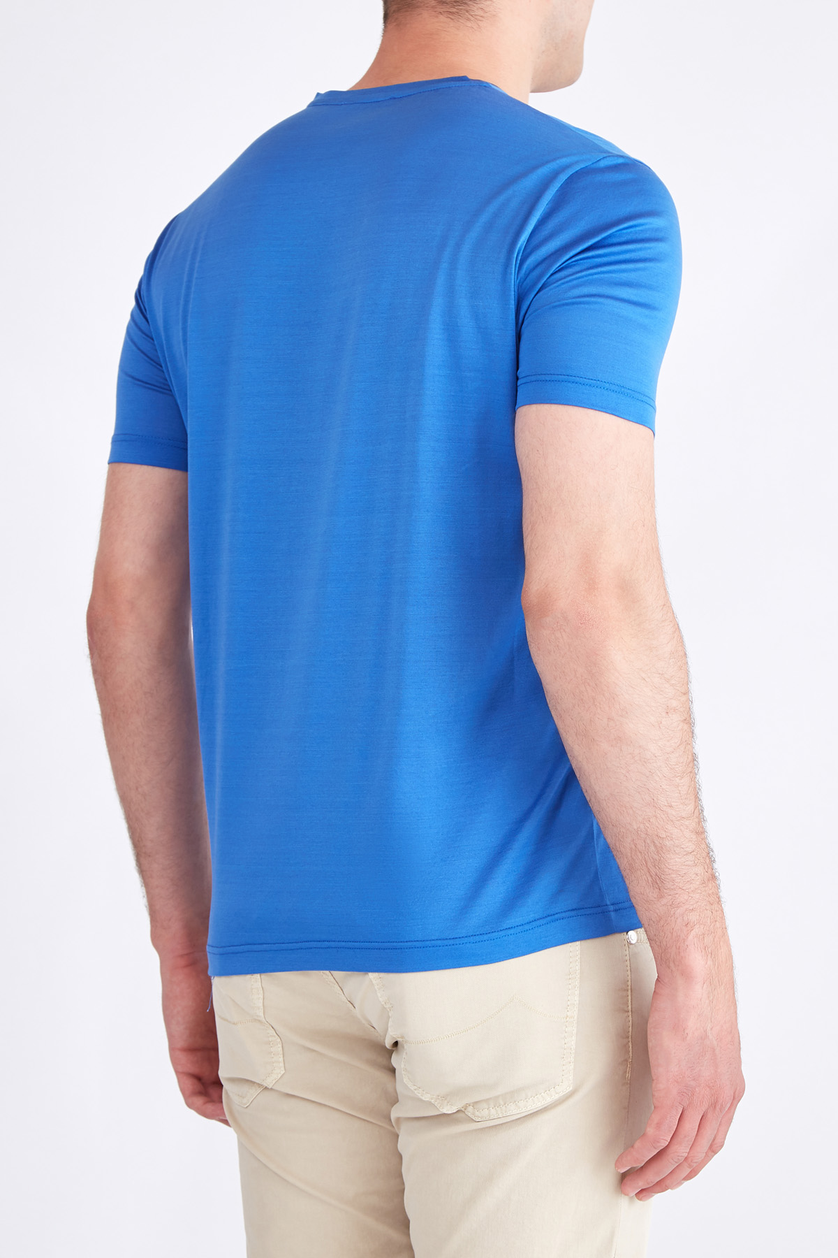 футболка GRAN SASSO, цвет голубой, размер 46 - фото 4