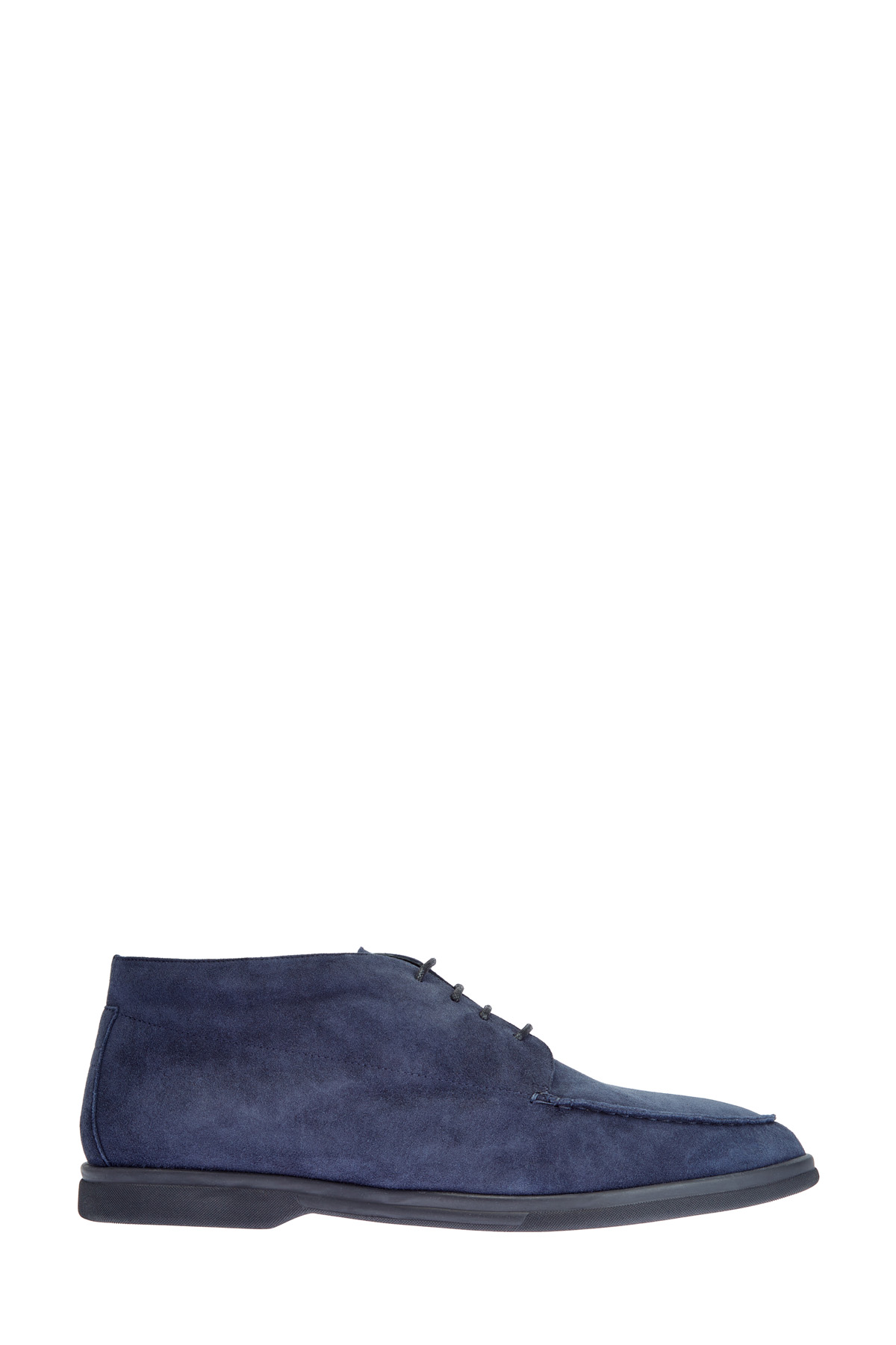 Утепленные мехом ботинки из замши CANALI, цвет синий, размер 40;41;42;43;44;45