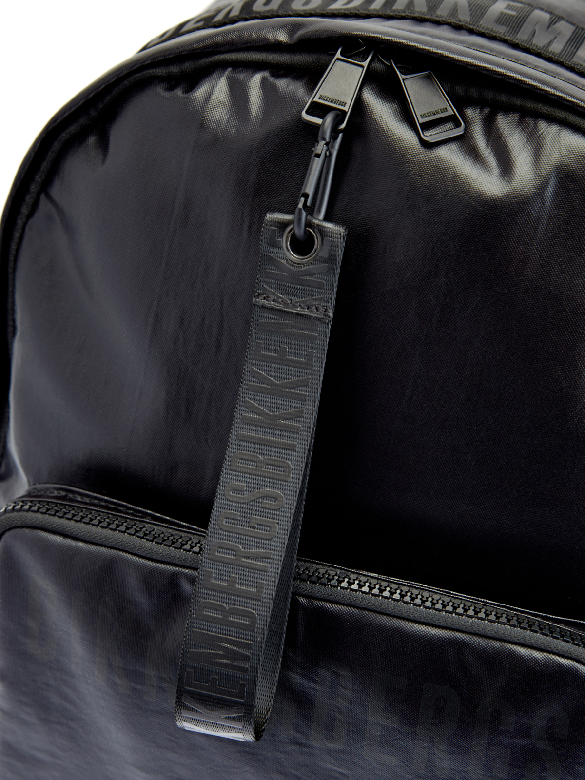 Рюкзак из глянцевого нейлона с мембранной спинкой BIKKEMBERGS, цвет черный, размер 5;6;7;8;9 - фото 6