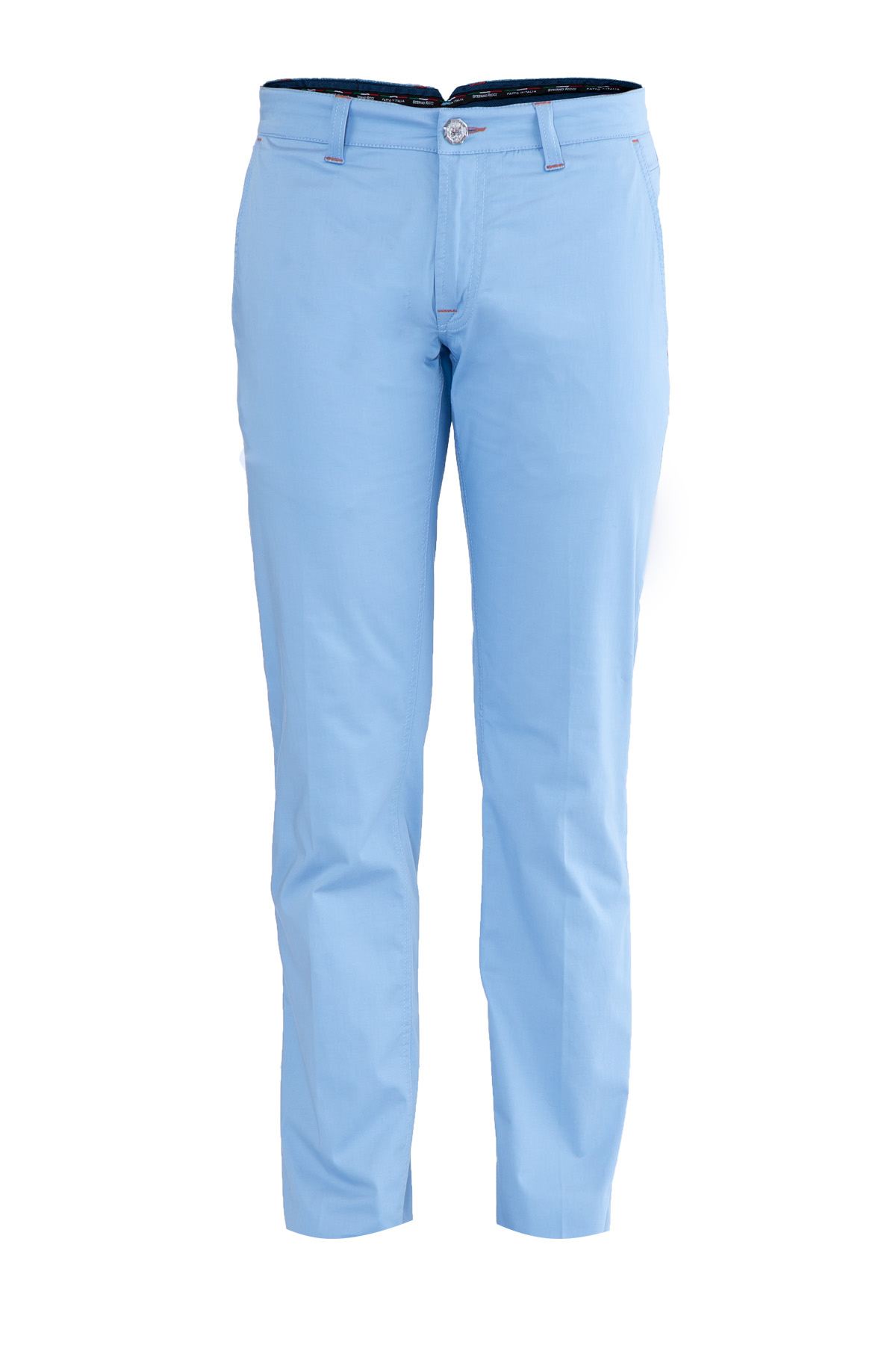 брюки STEFANO RICCI голубого цвета