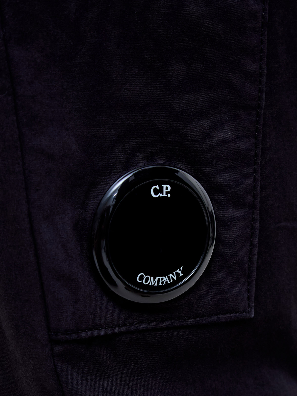 Свободные брюки из хлопка Micro Reps с  фирменной линзой C.P.COMPANY, цвет черный, размер XL;2XL - фото 5