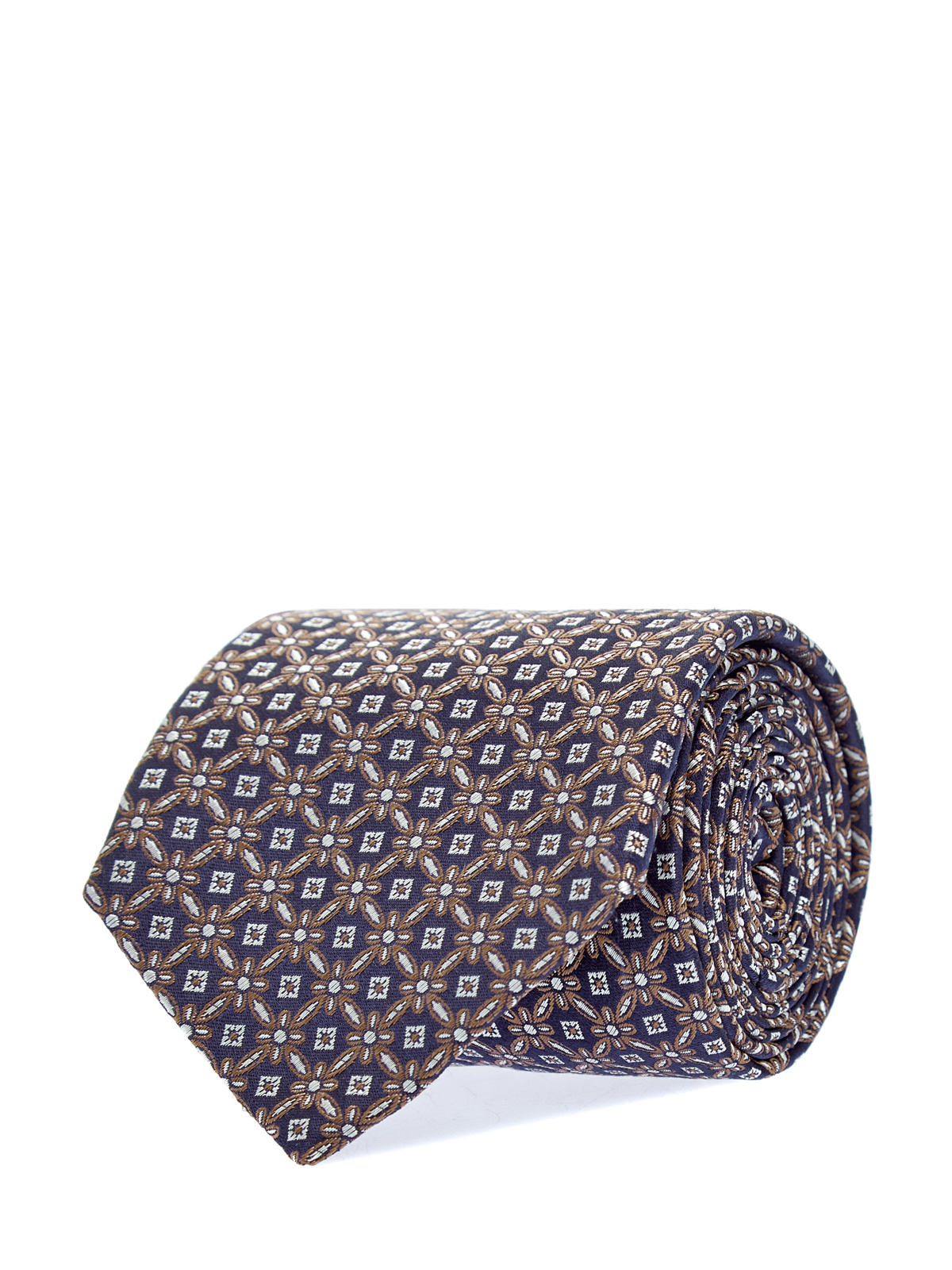 

Шелковый галстук ручной работы с жаккардовым узором, Мульти, Шелковый галстук ручной работы с жаккардовым узором