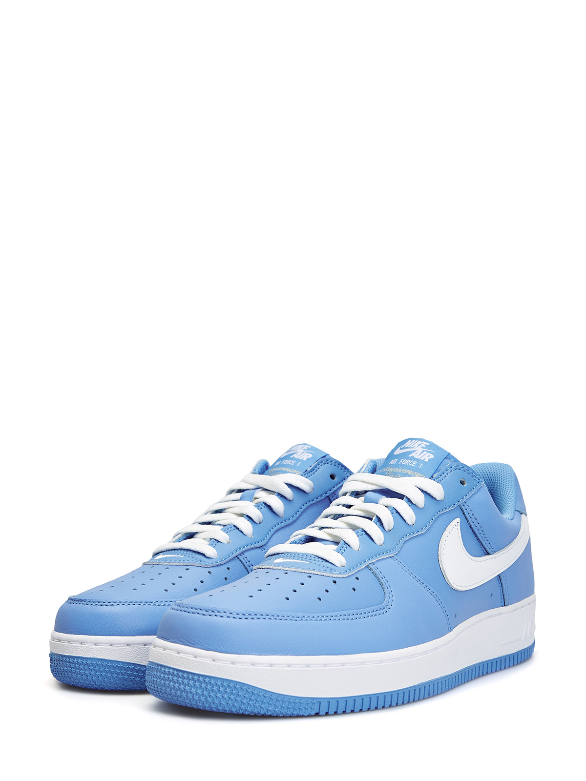 Кроссовки Nike Air Force 1 Low Retro 'University Blue' Nike, цвет голубой, размер 45 - фото 2