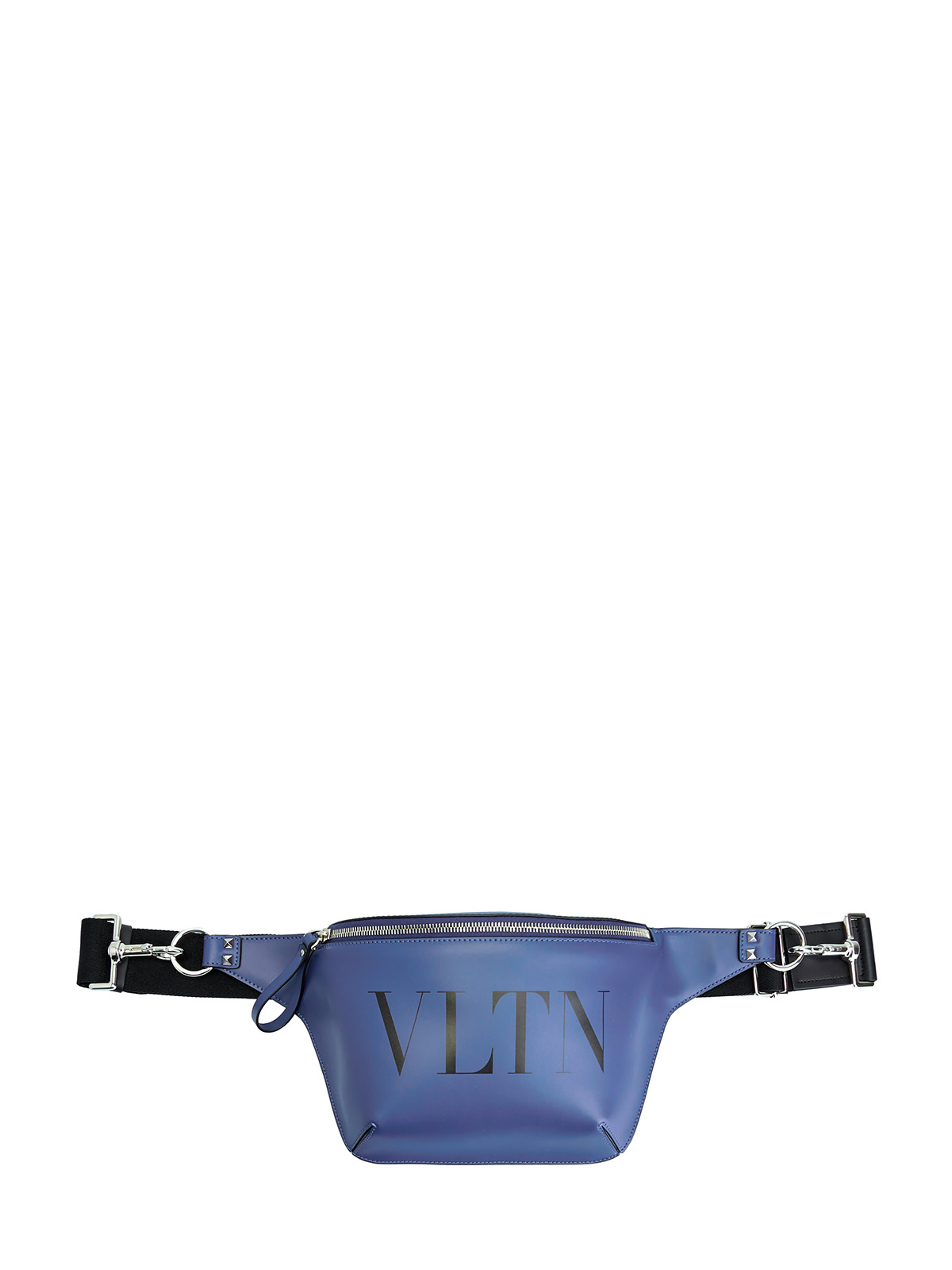 Поясная сумка VLTN из гладкой матовой кожи VALENTINO, цвет синий, размер 36;36.5;37;37.5;38;38.5;39;40;41;39.5 - фото 1