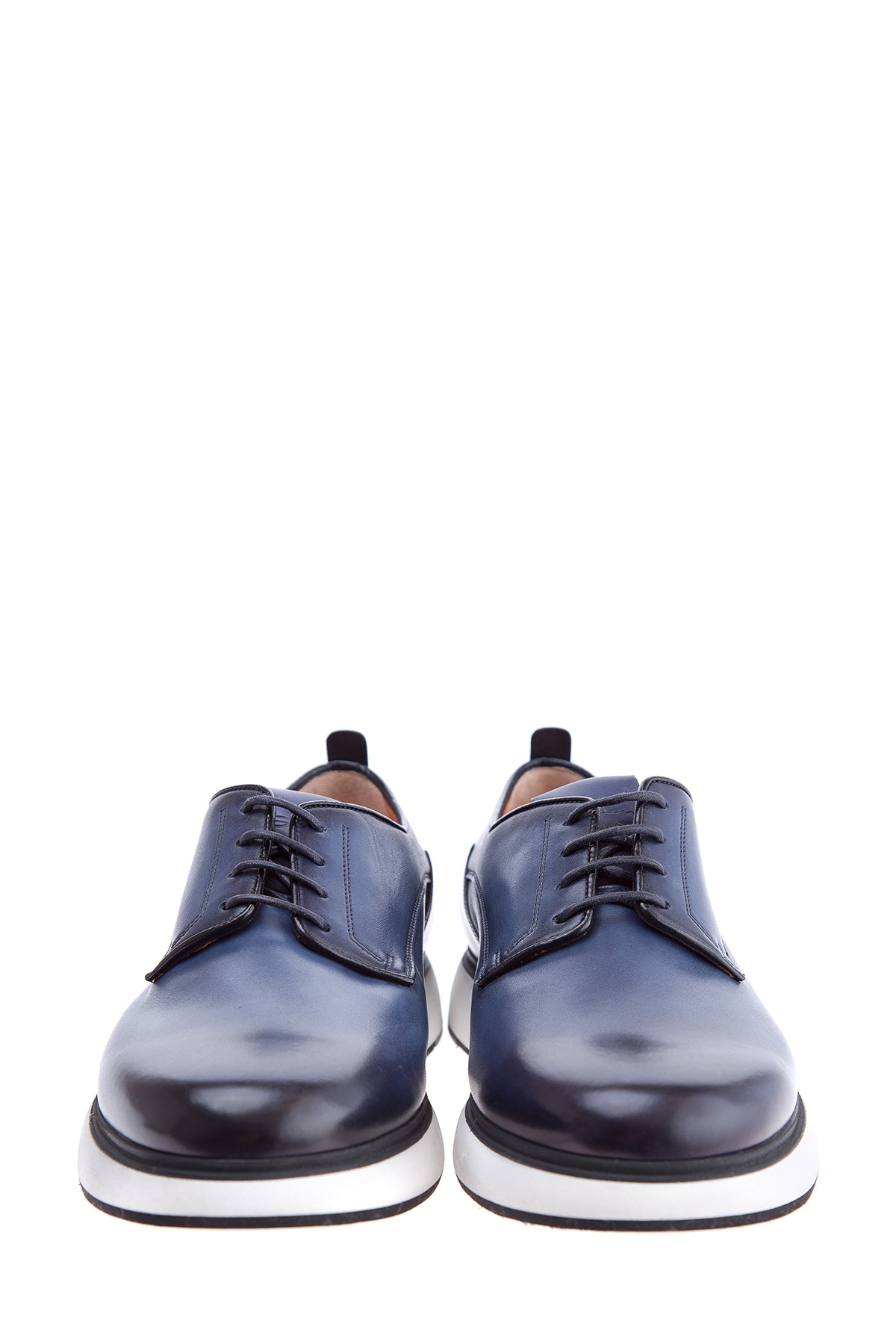 ботинки SANTONI, цвет синий, размер 40 - фото 5