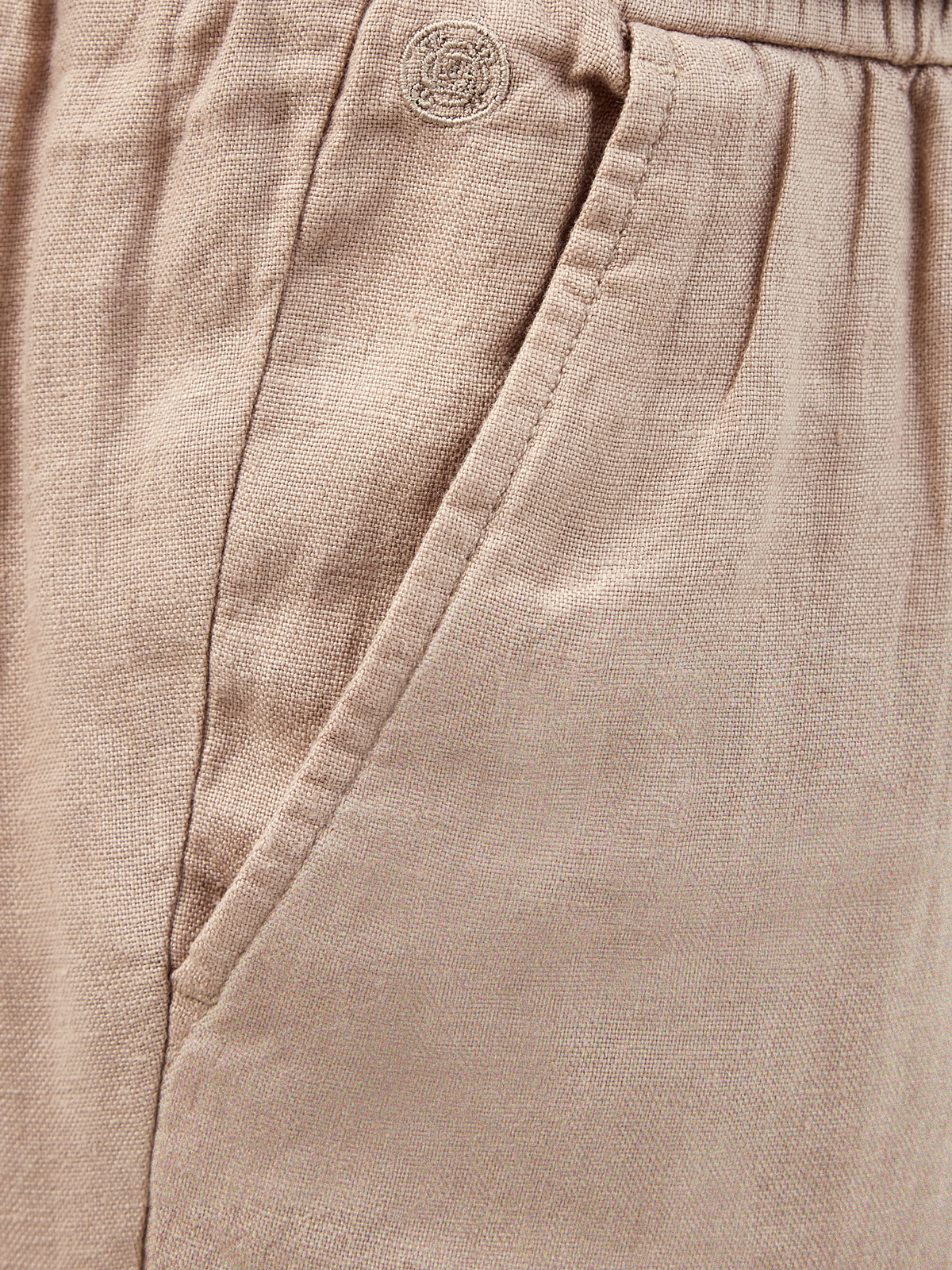 Льняные брюки в расслабленном стиле sprezzatura CUDGI, цвет бежевый, размер L;XL;2XL;4XL;5XL;M - фото 5