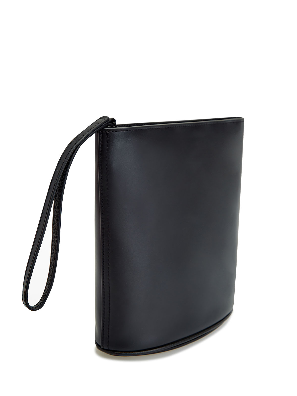 Клатч Odd Pouch из гладкой телячьей кожи с макро-логотипом DIESEL, цвет черный, размер 50;52 - фото 3
