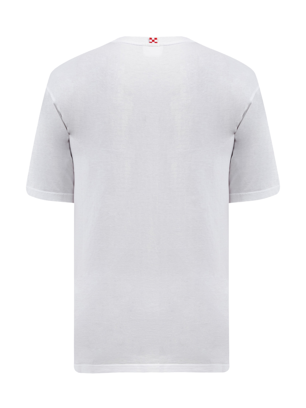Хлопковая футболка с принтом St. Barth Vespa Friend MC2 SAINT BARTH, цвет белый, размер 4XL - фото 2