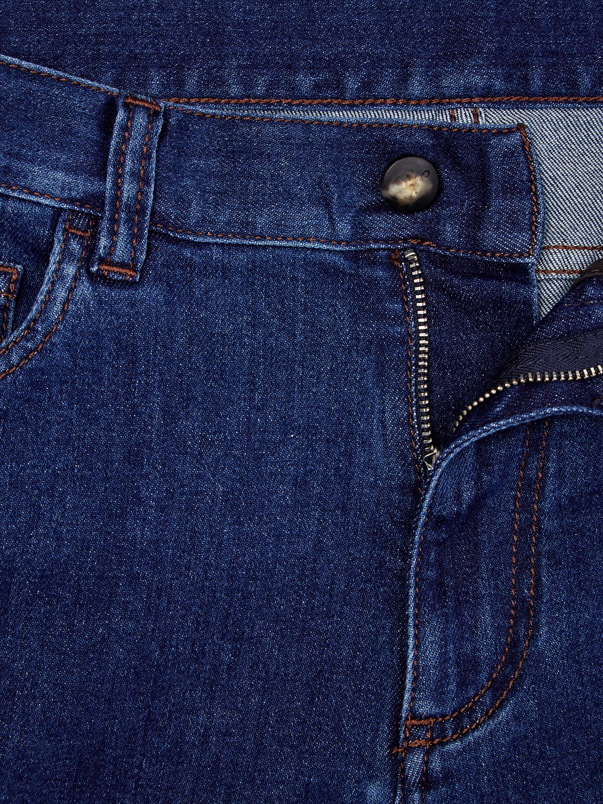 Окрашенные вручную джинсы с волокнами кашемира CANALI, цвет синий, размер 50;52;54;56;58;60;48 - фото 6