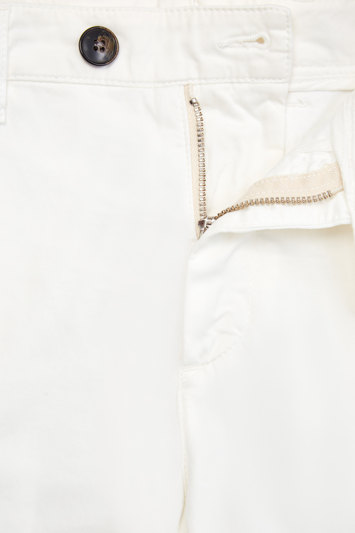 Брюки-чинос из гладкого хлопка с контрастным акцентом ELEVENTY, цвет белый, размер 44;50;52 - фото 7